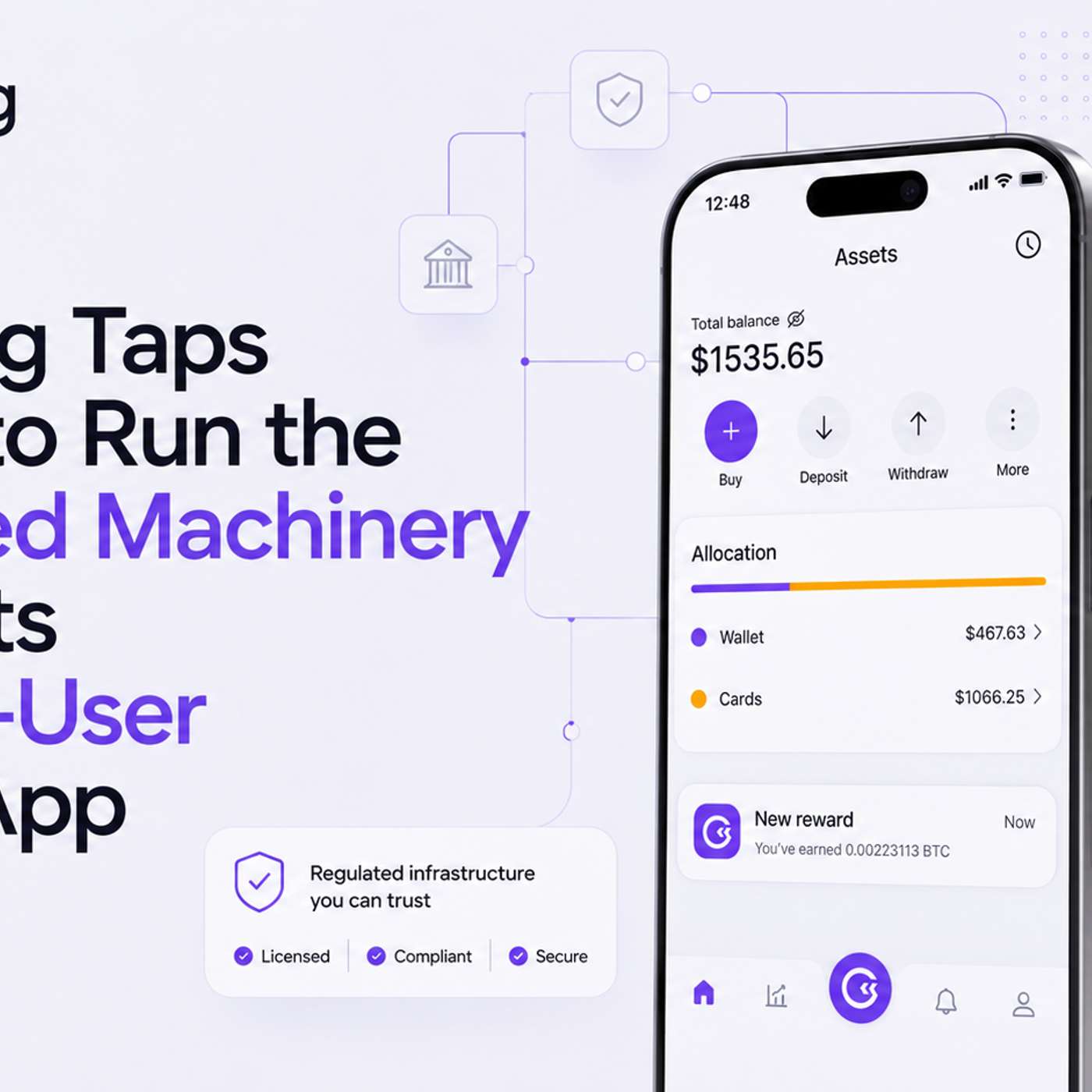 GoMining Taps Uphold to Run the Regulated Machinery Behind Its 5 Million-User Bitcoin App