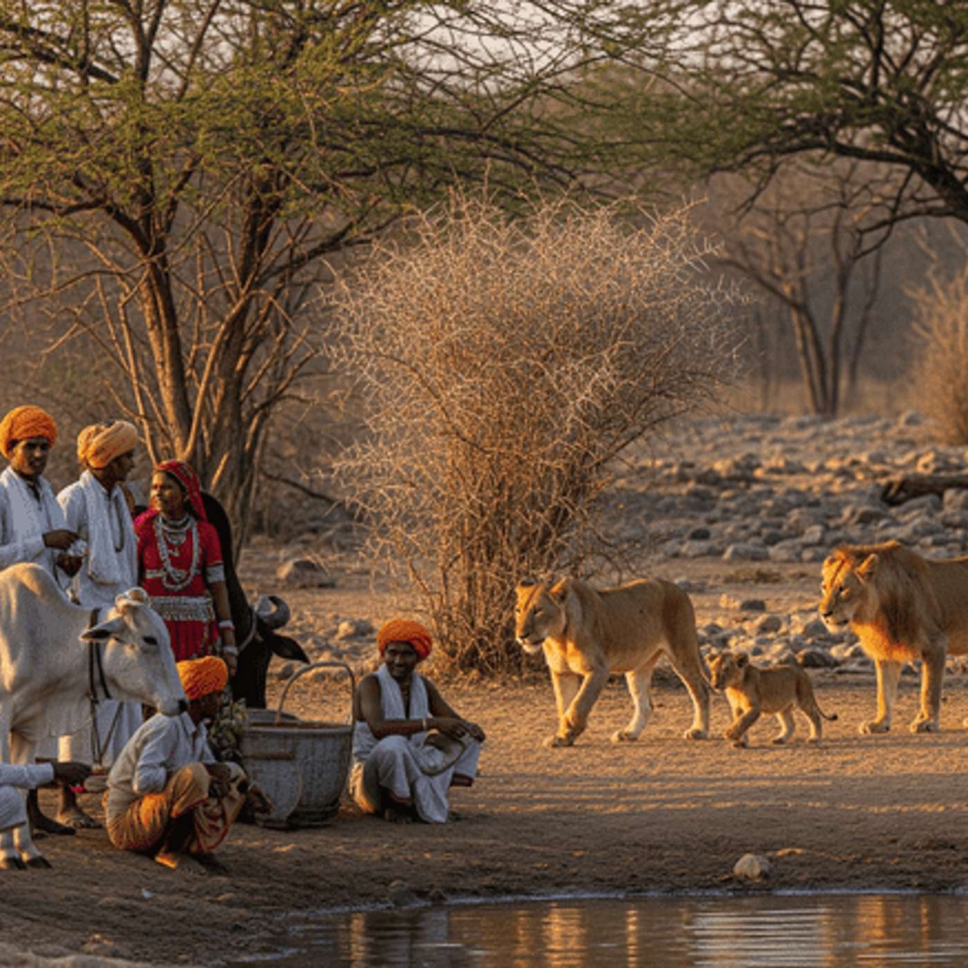 A story of coexistence between Maldharis, a pastoral tribe that has shared its home with the Asiatic lion for centuries. episode artwork