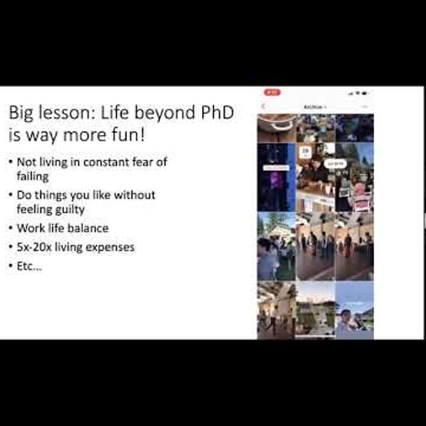 E16. For PhDs interested in industry opportunities