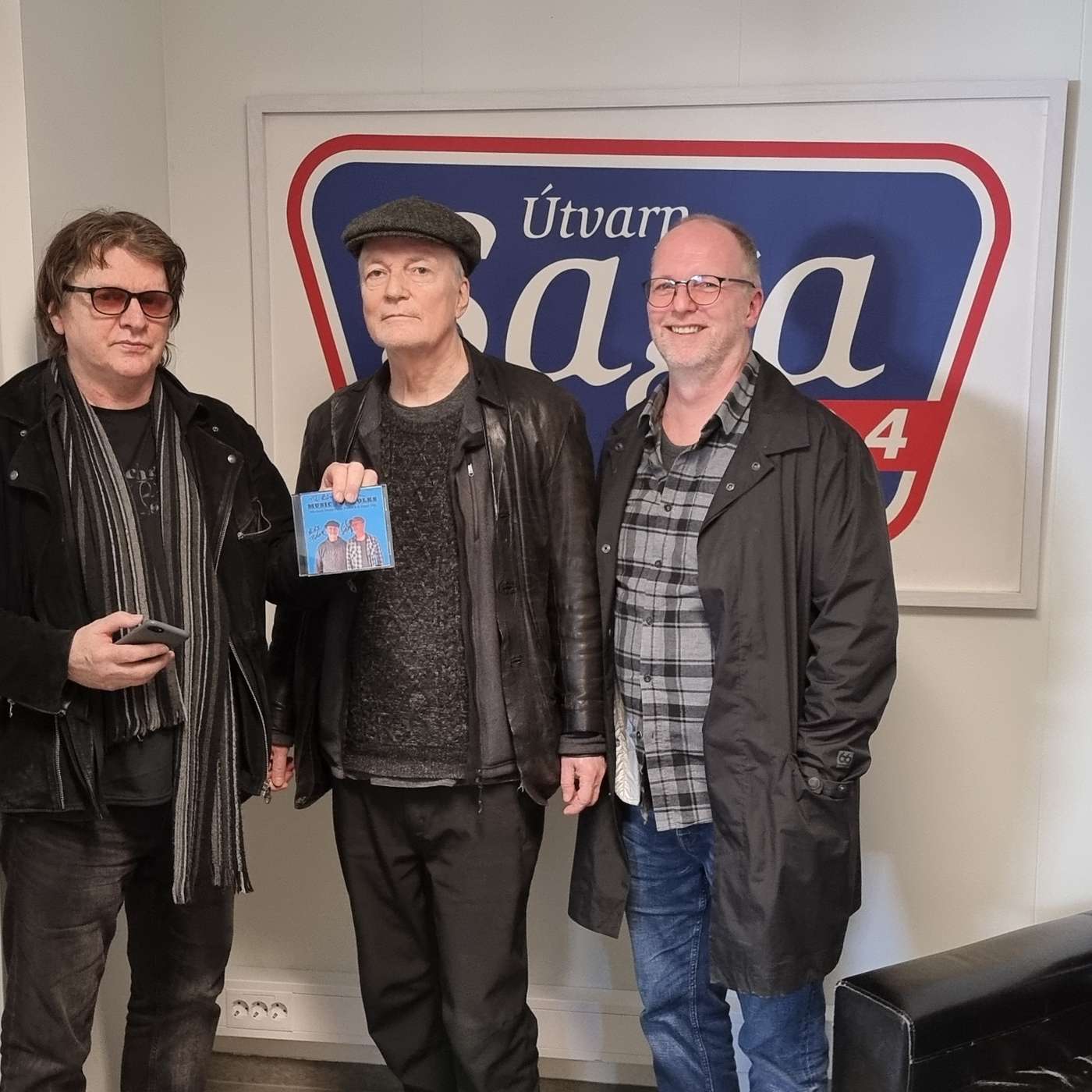 Sigurður Sigurðsson og Micael Dean Óðinn Pollock tónlistarmenn