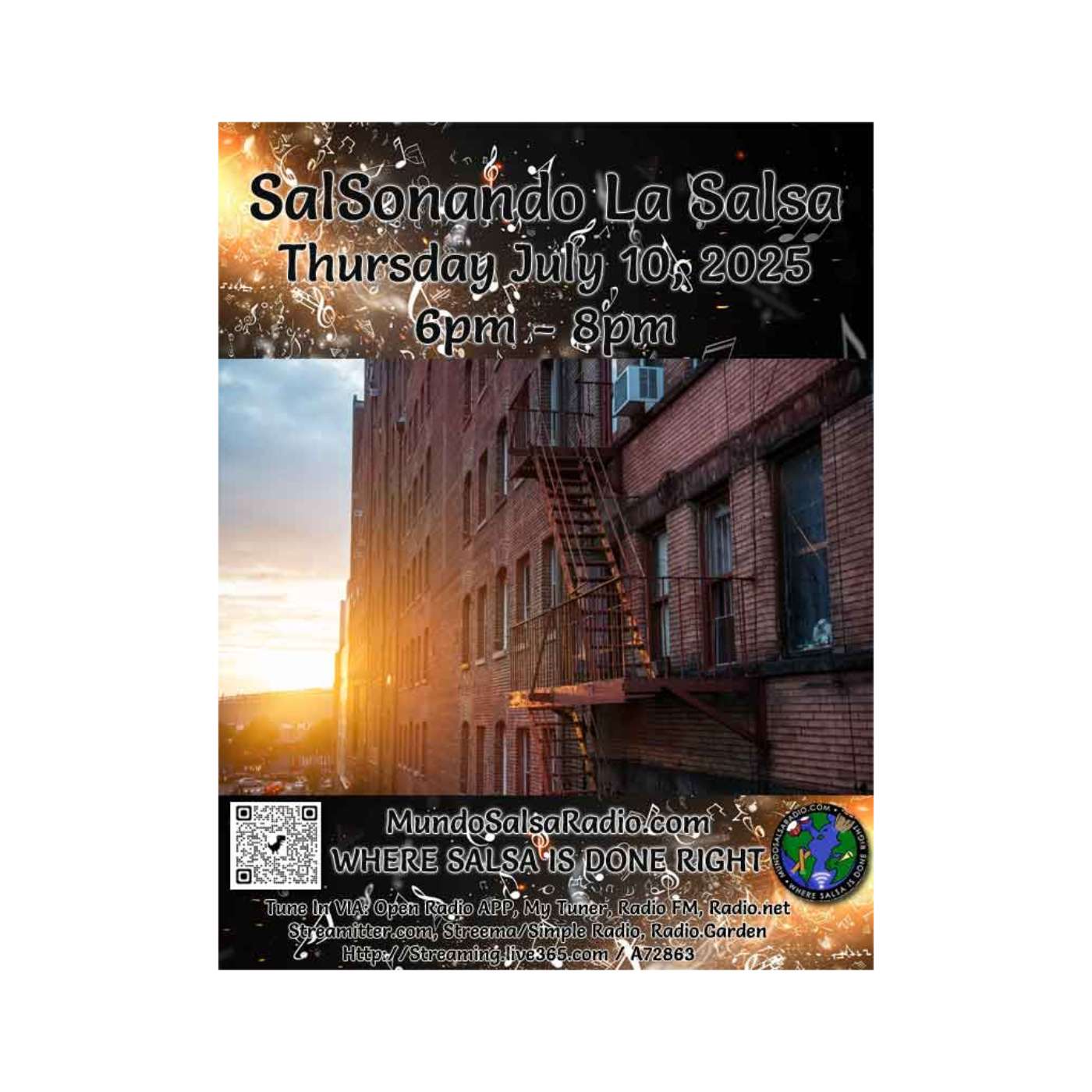 SalSonando La Salsa DJ Eddie July 10 2025 Show #102