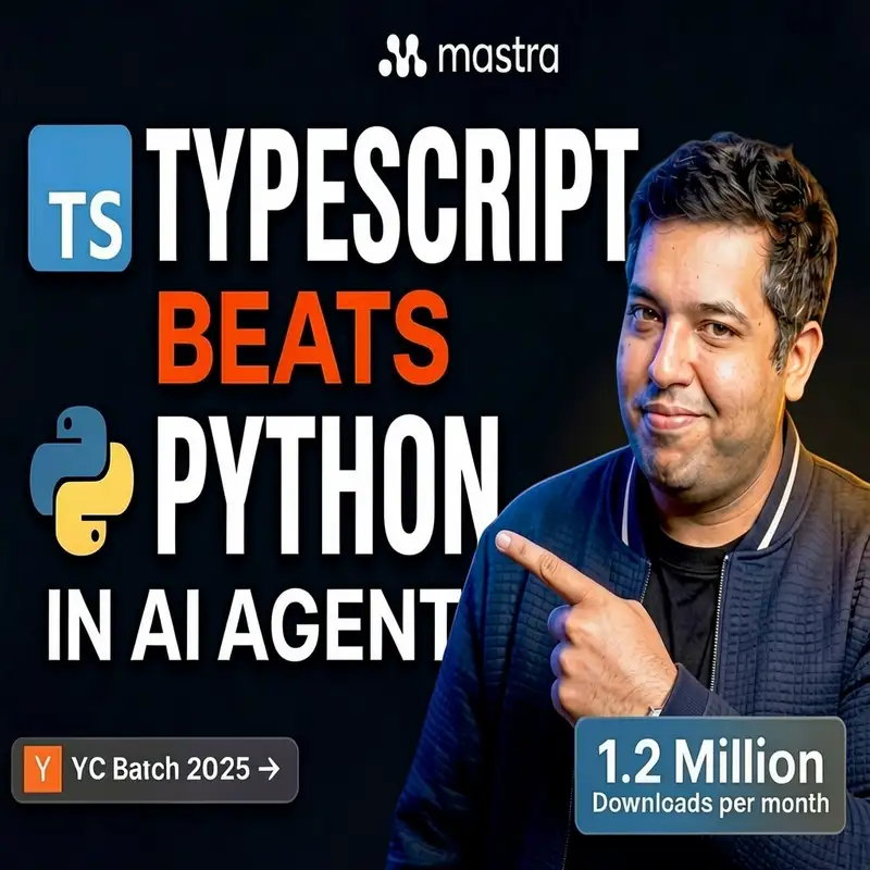 TypeScript BEATS Python when building AI Agents (Mastra's YC Journey)