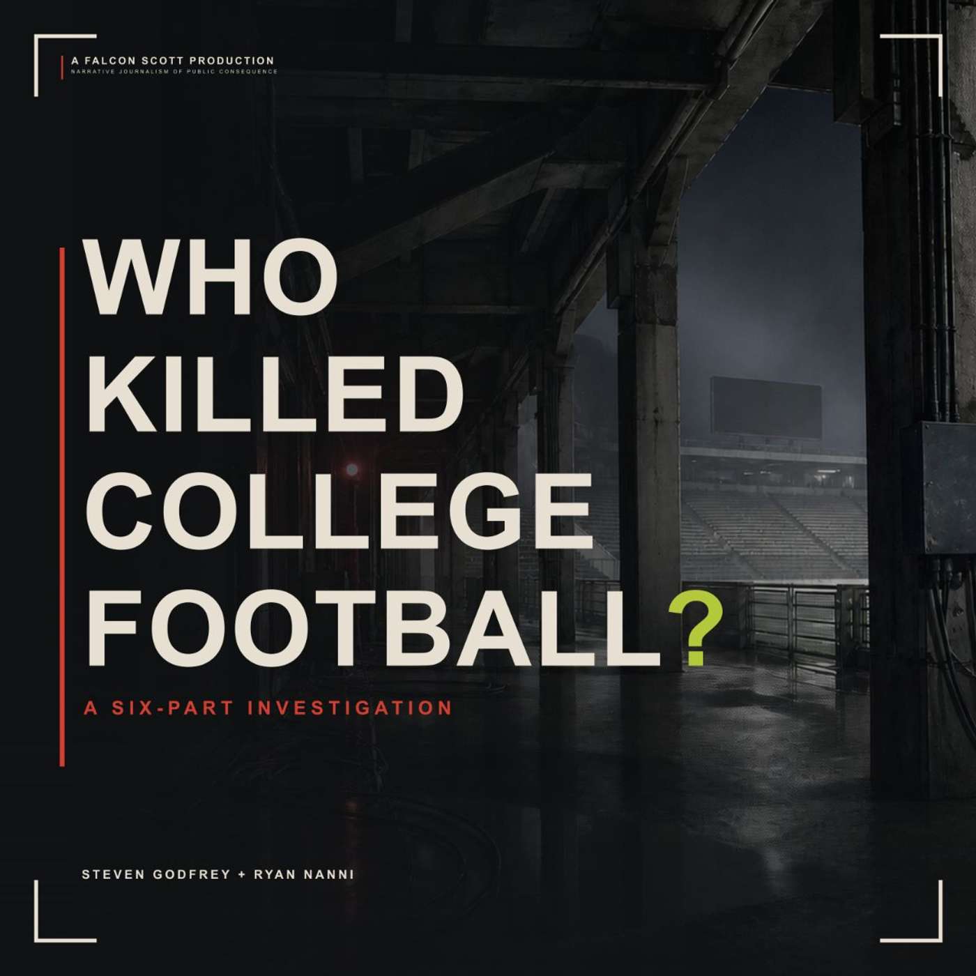 Who Killed College Football? Artwork