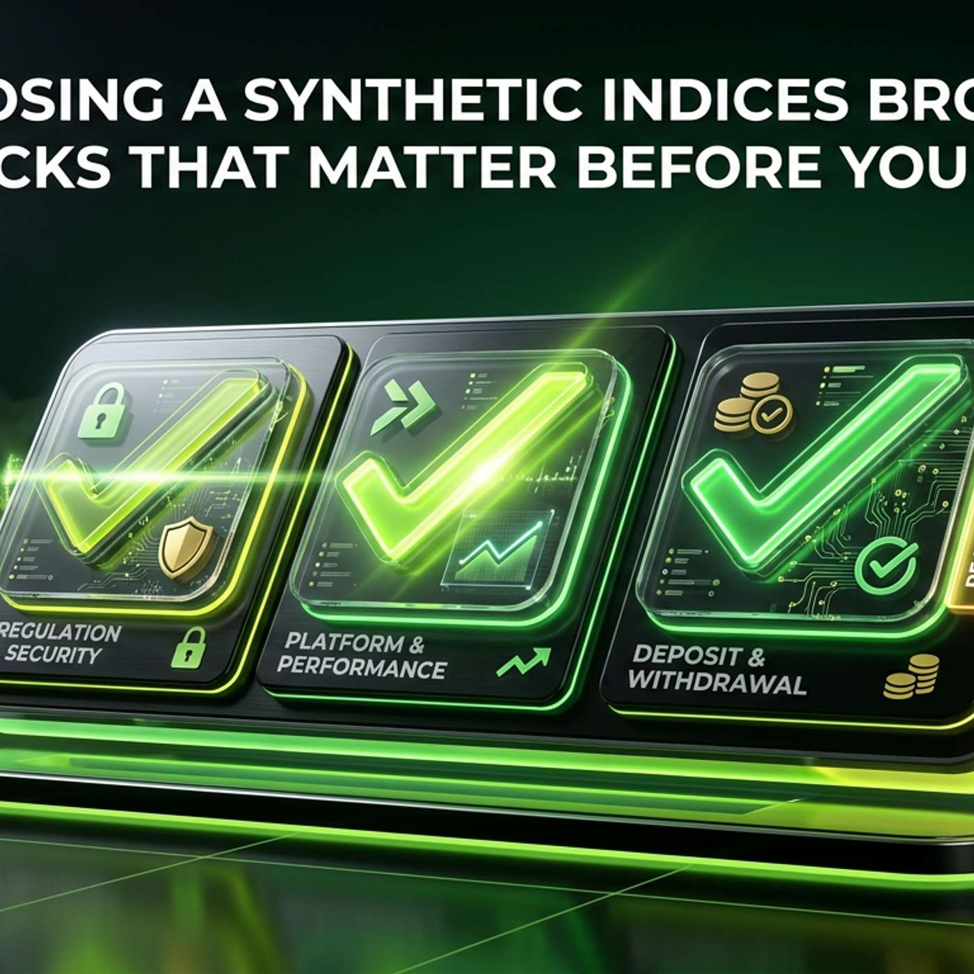 Choosing a Synthetic Indices Broker: The Checks That Matter Before You Deposit