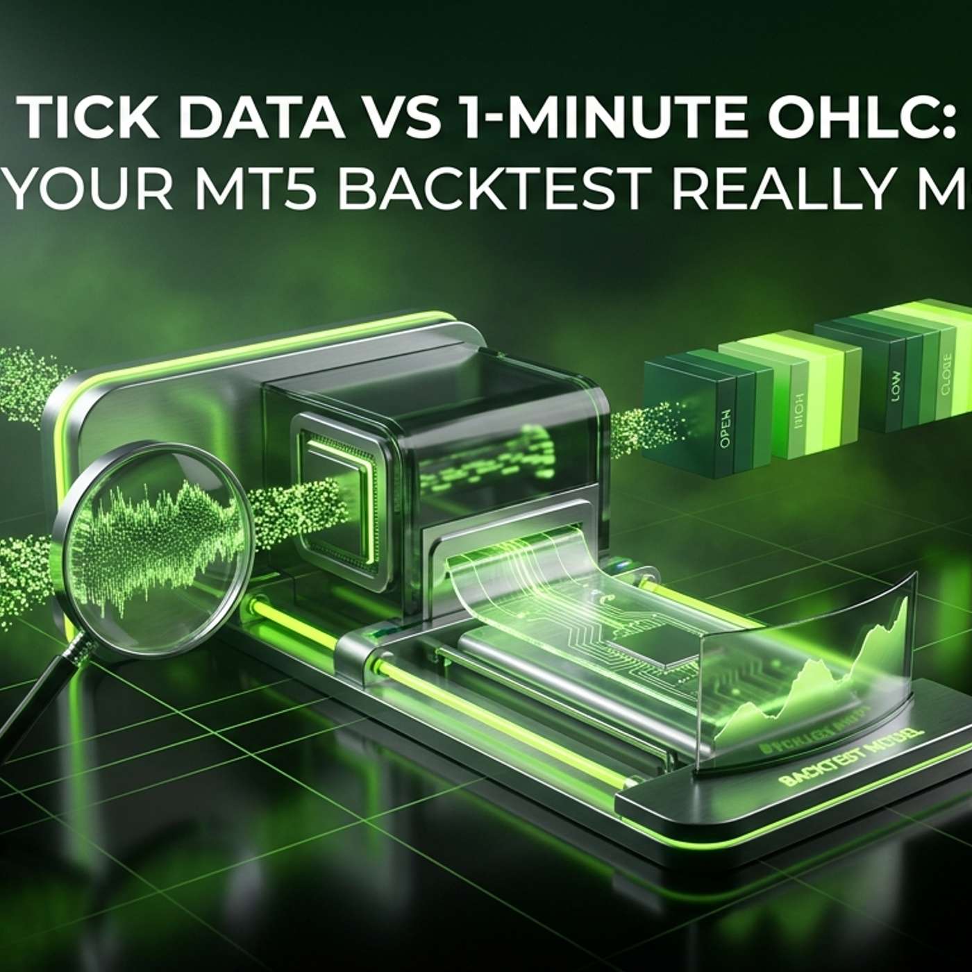 Tick Data vs 1-Minute OHLC: What Your MT5 Backtest Really Models