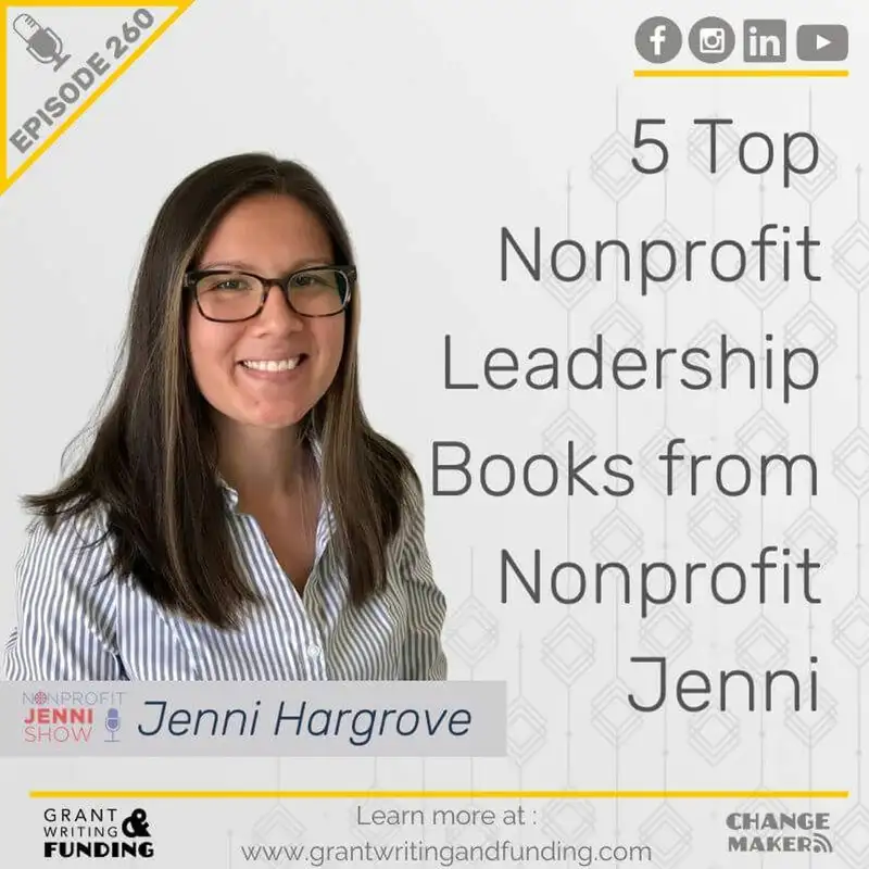 Ep.260: 5 Top Nonprofit Leadership Books from Nonprofit Jenni
