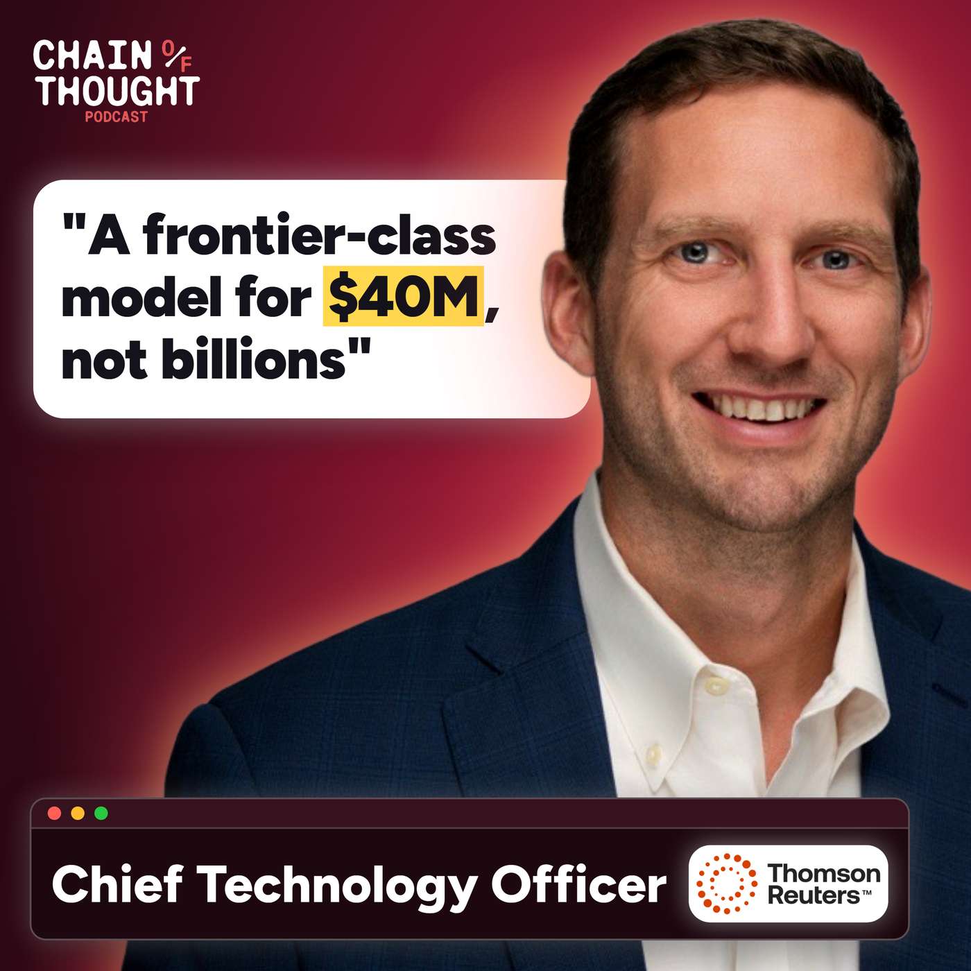 Cover art for Thomson 1: The New $40M Legal AI Model | Thomson Reuters Joel Hron