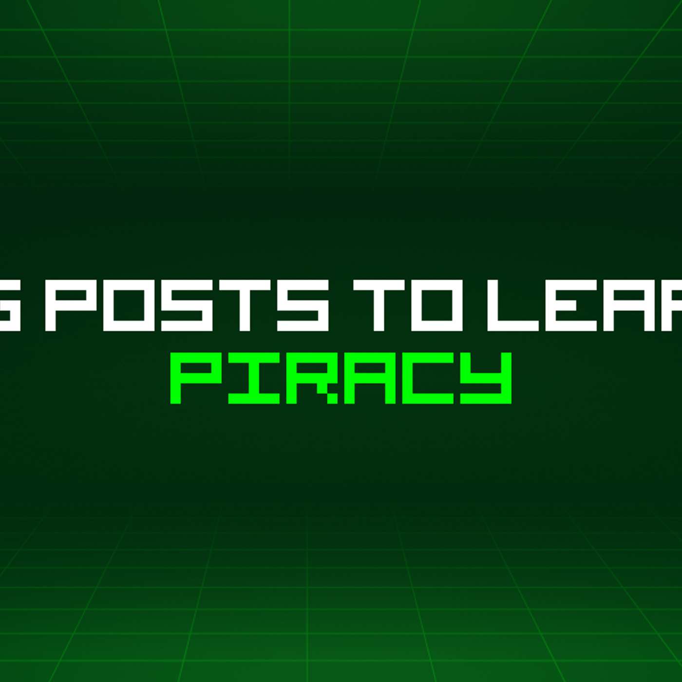 123 Blog Posts To Learn About Piracy episode artwork