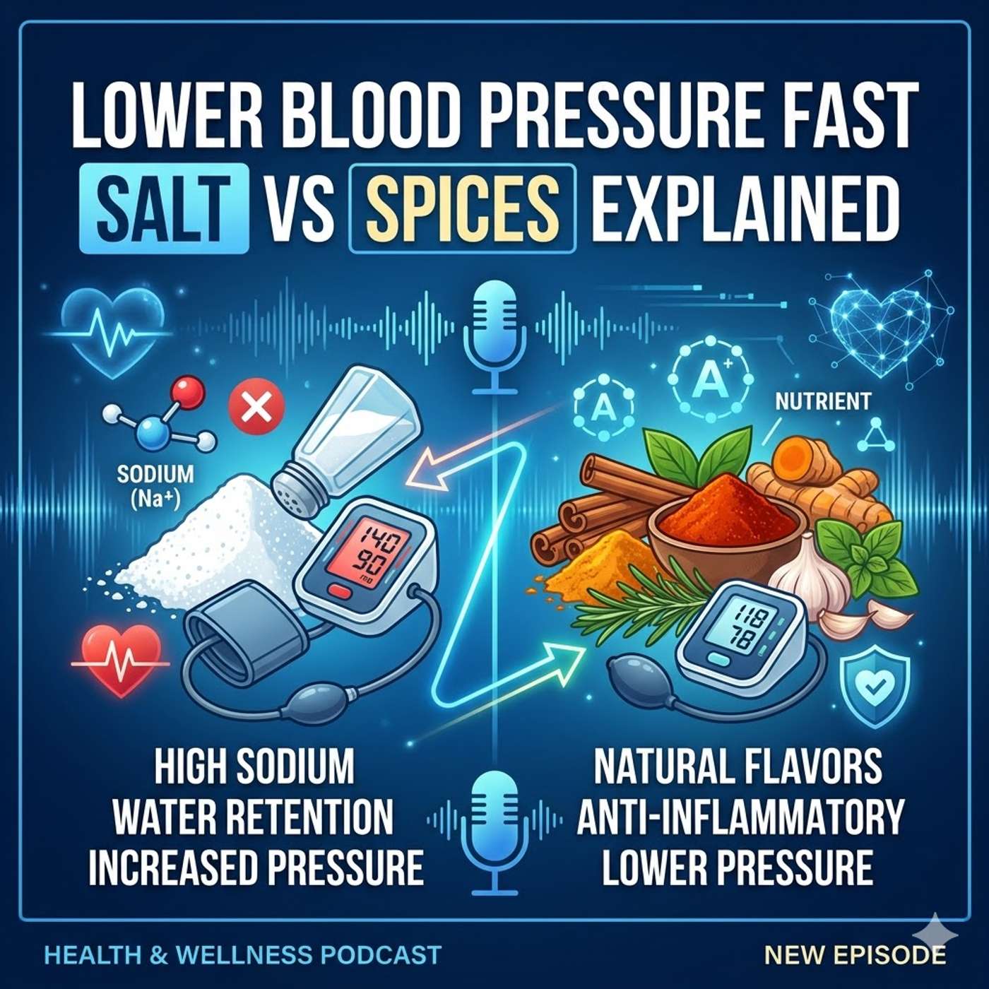 Lower Blood Pressure Fast: Salt vs Spices Explained