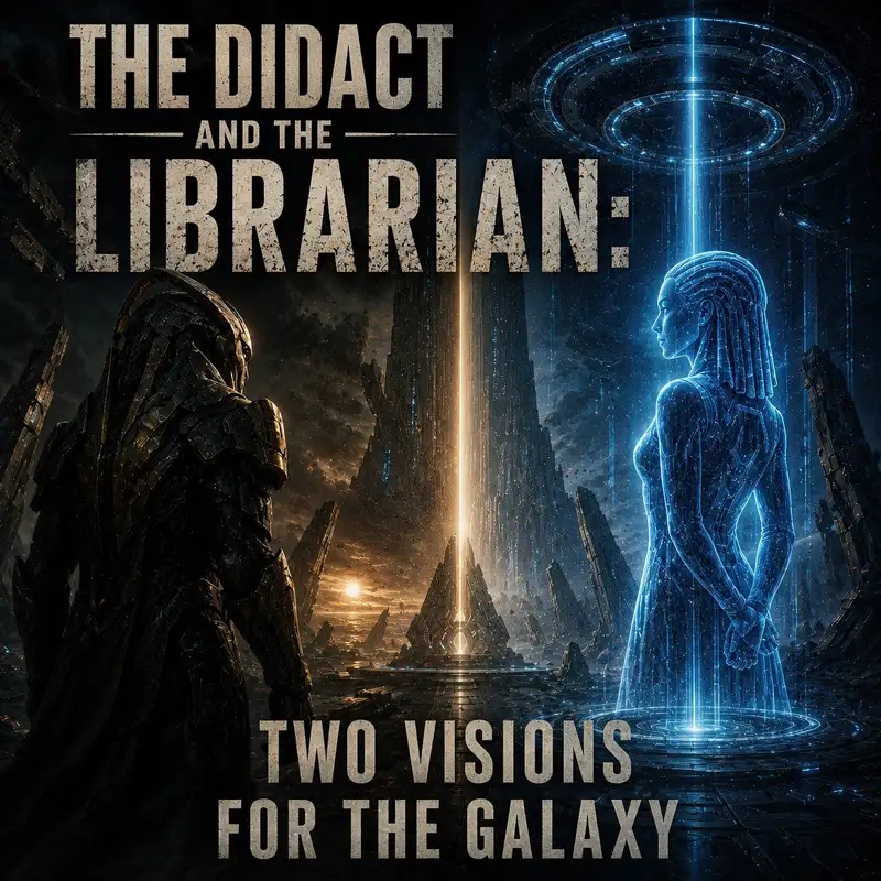 The Didact and the Librarian: Two Visions for the Galaxy
