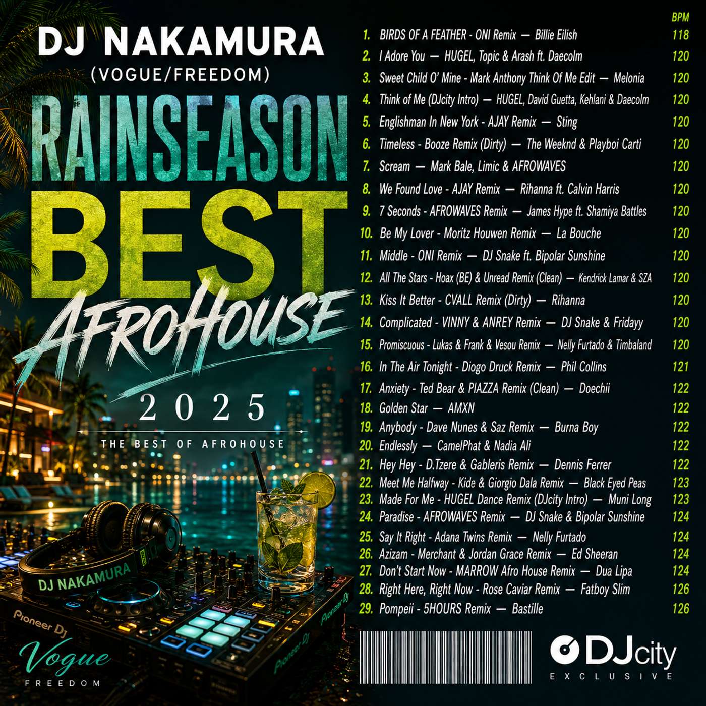 RAINSEASON BEST AFROHOUSE 2025/DJ NAKAMURA episode artwork