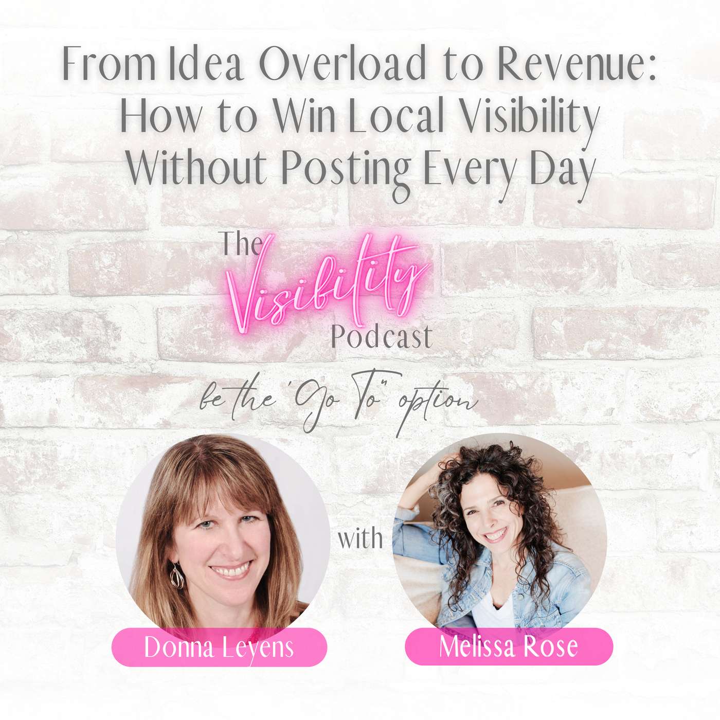 Win Local Visibility Without Posting Every Day with Donna Leyens inside the Pumpkin Planners Rock Facebook Group episode artwork