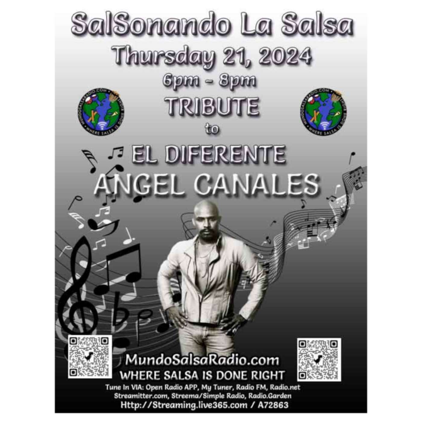 SalSonando La Salsa DJ Eddie 03_21_2024 SSLS #70 Tribute to Angel Canales episode artwork