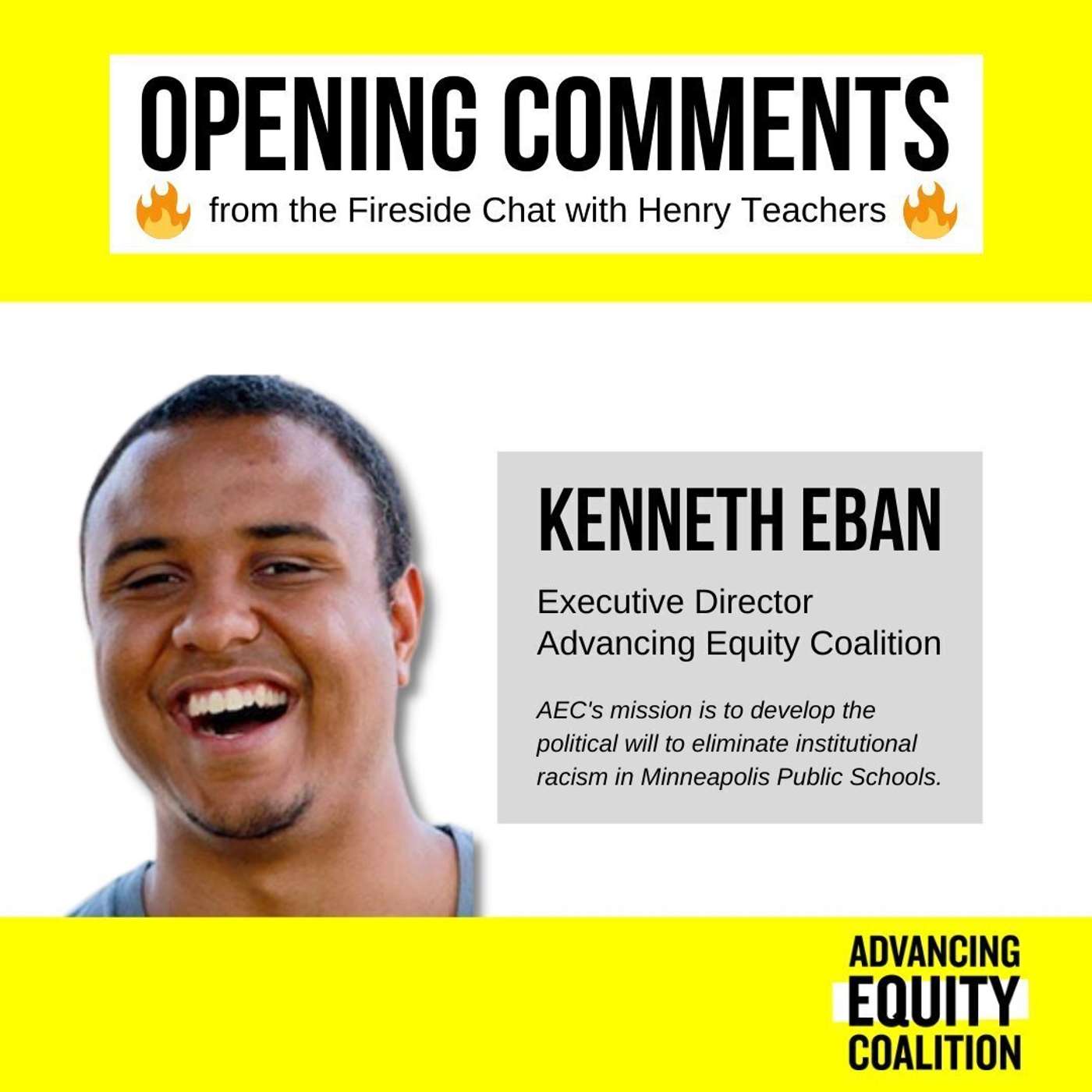 08/12/2022-Kenneth Eban- Executive Director of Advancing Equity Coalition