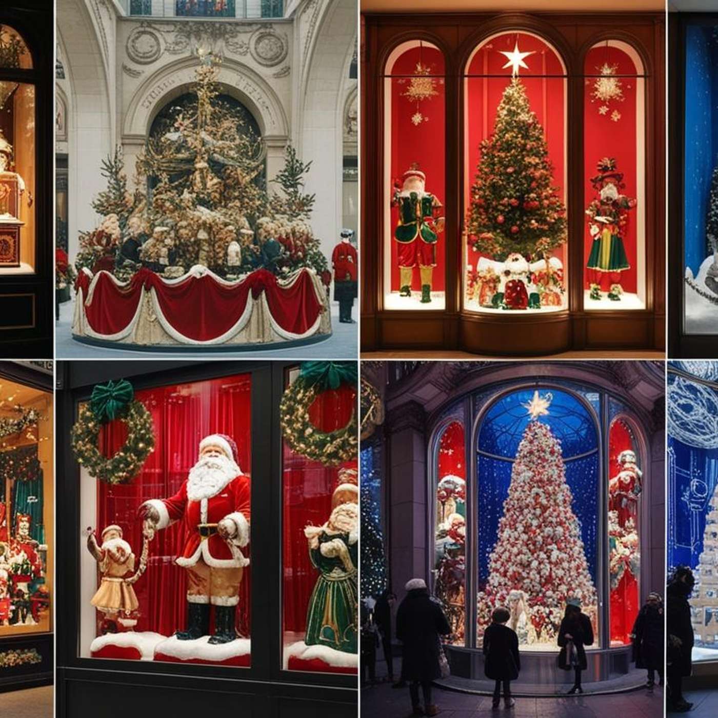 Les vitrines de Noël : quand le commerce devient théâtre