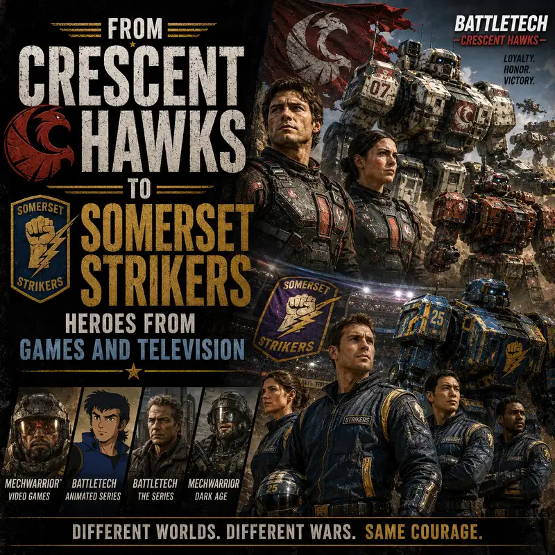 From Crescent Hawks to Somerset Strikers: Heroes From Games and Television