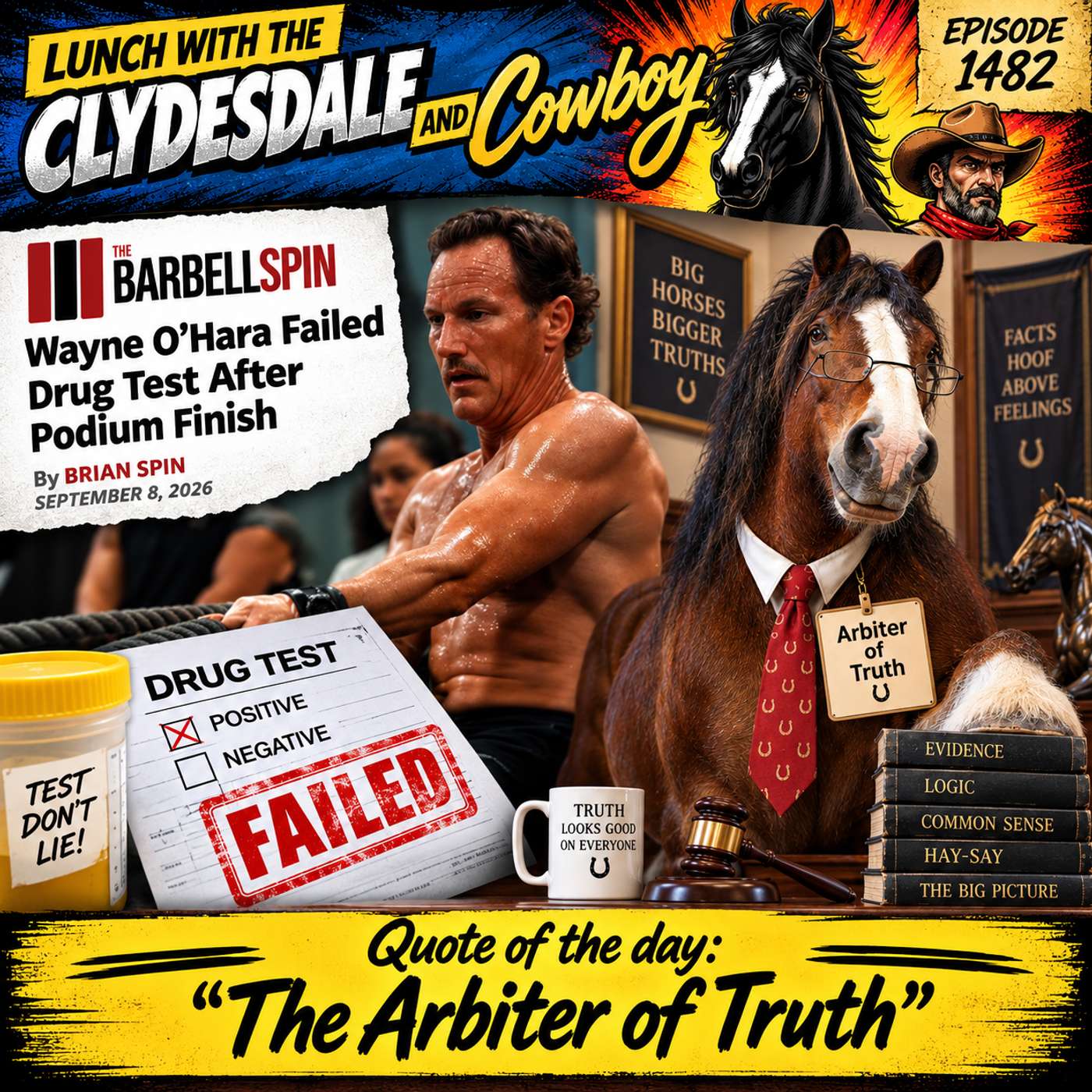 Lunch with the Clydesdale & Cowboy -The Arbiter of Truth Show! episode artwork