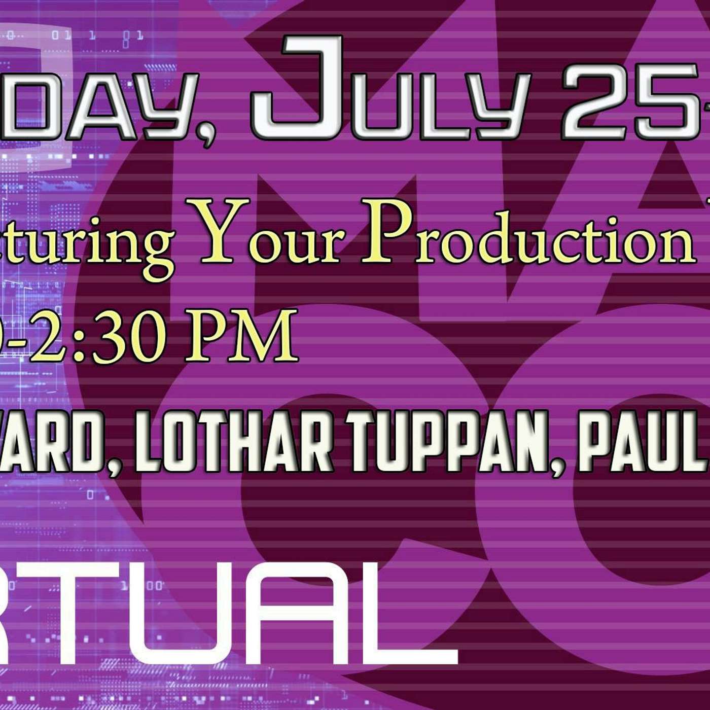 Mutual Presents: MADCON 2021- Sunday 3: Structuring Your Production World episode artwork