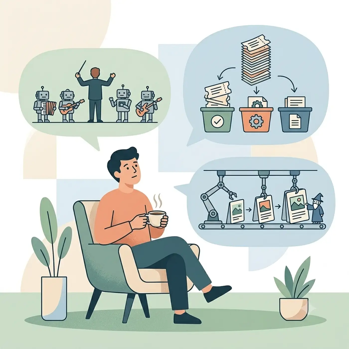 Caffeine Cutbacks, Agent Orchestration, and Content Wizards