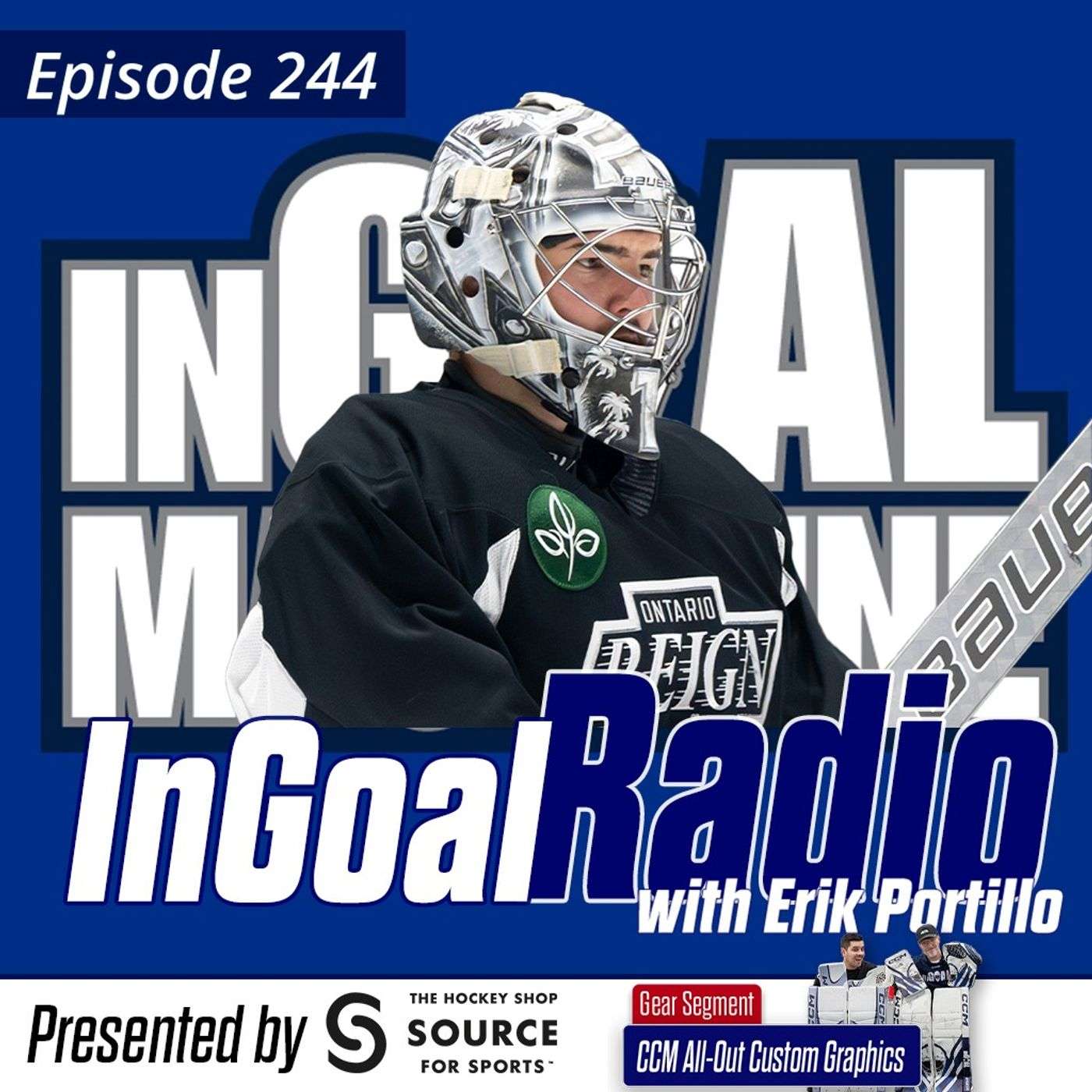 Episode 244 with Erik Portillo plus CCM’s All-Out Custom Graphics episode artwork