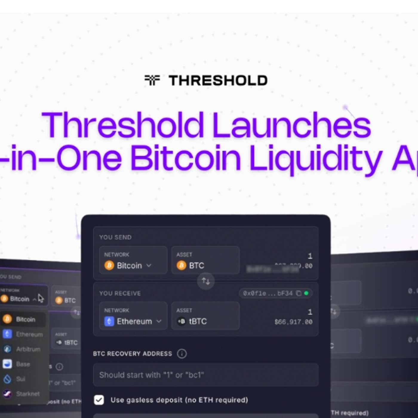 Threshold Launches All-in-One Bitcoin Liquidity App