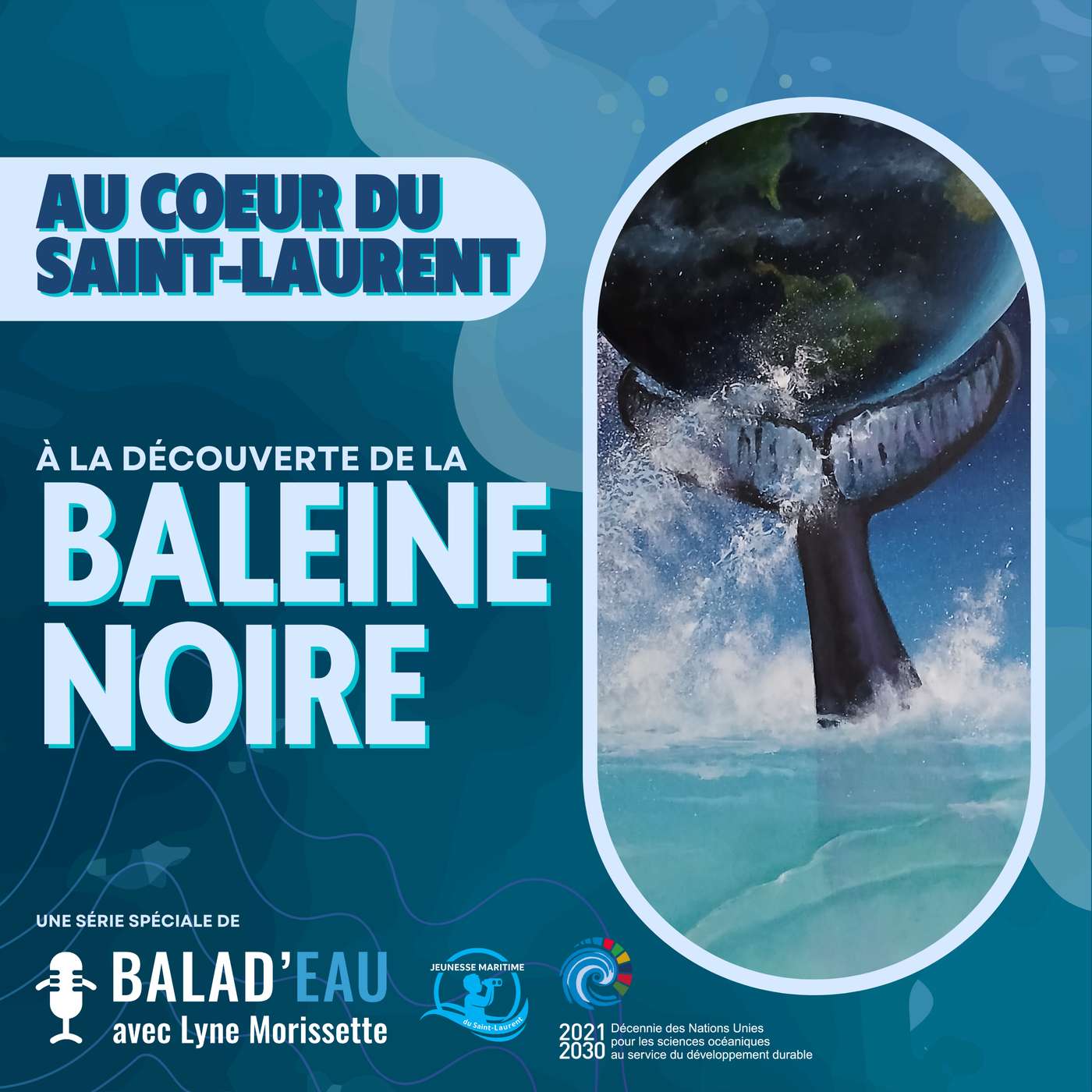 AU COEUR DU SAINT-LAURENT: à la découverte de la BALEINE NOIRE DE L'ATLANTIQUE NORD