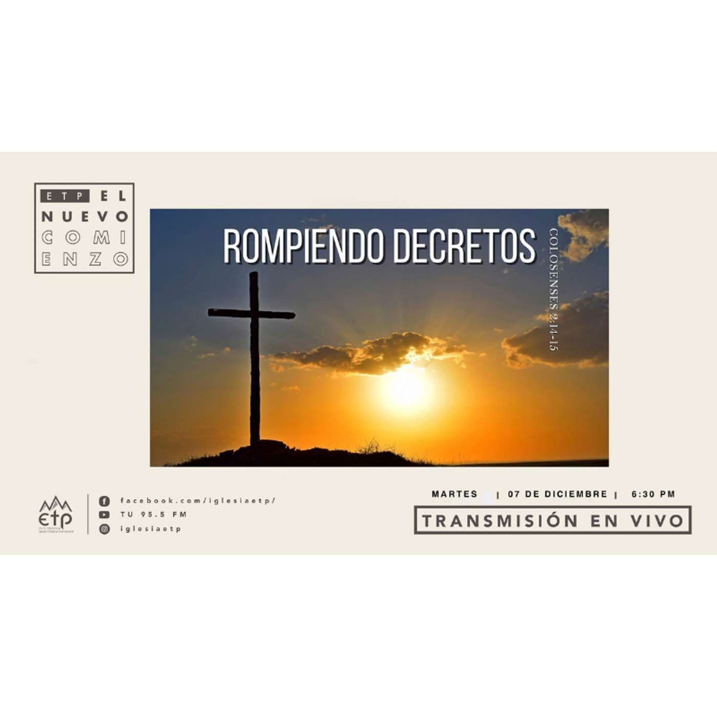 Charlas Iglesia ETP | Pastores Luis Salas y Jeannette Noguera, Iglesia ETP