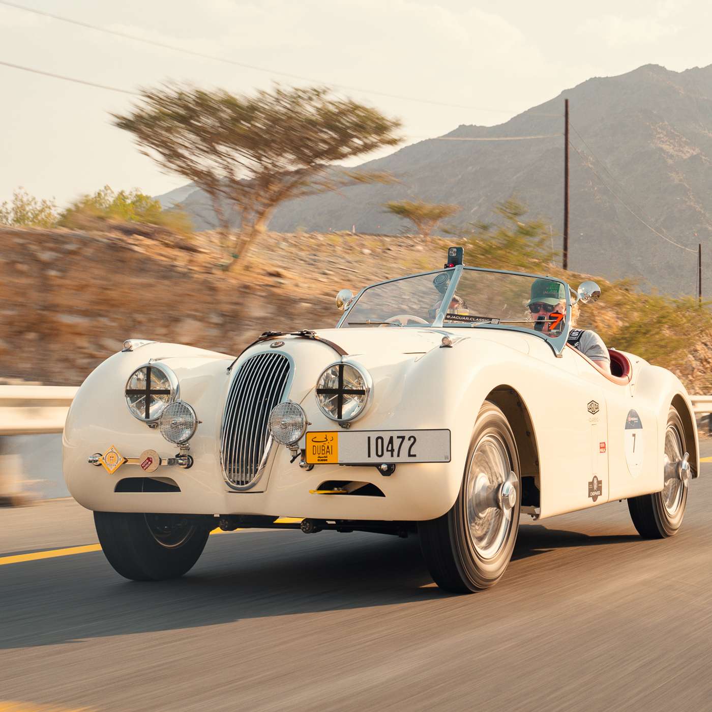 'Mille Miglia' Rally Driving Through Sharjah Safari Park (25/11/25)