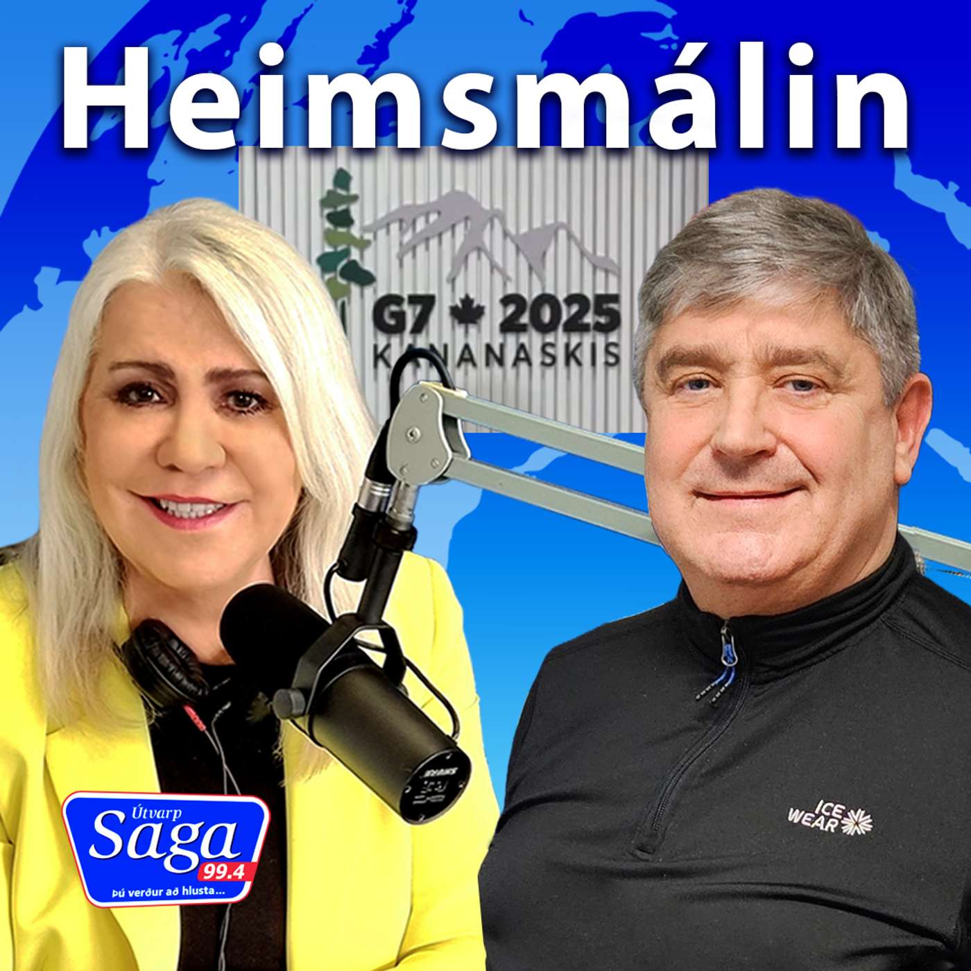 Heimsmálin - Arnþrúður og Guðmundur Franklín - 5. ágúst 2025