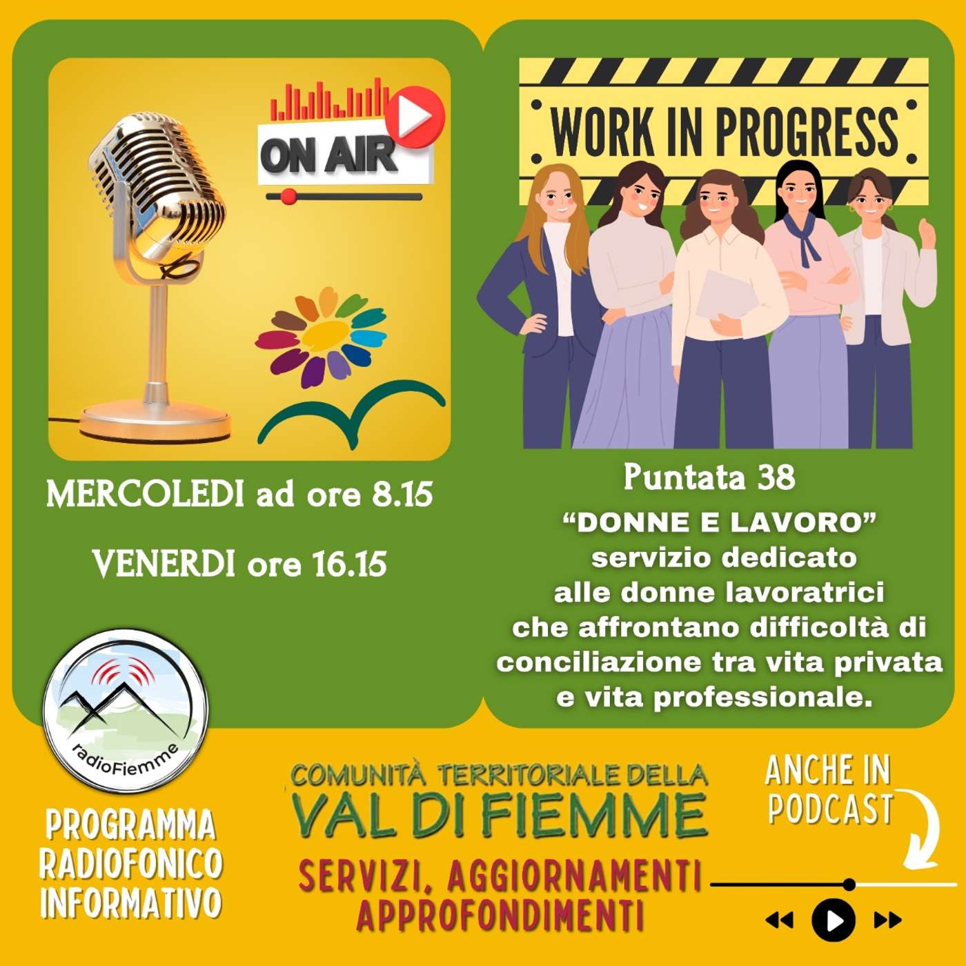 Rete " donne e lavoro" episode artwork