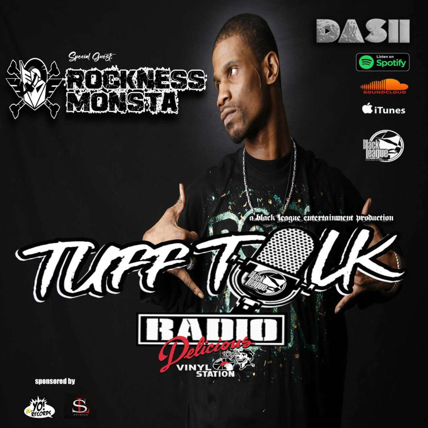Tuff Talk Radio Special Guest Rockness Monsta of Heltah Skeltah episode artwork