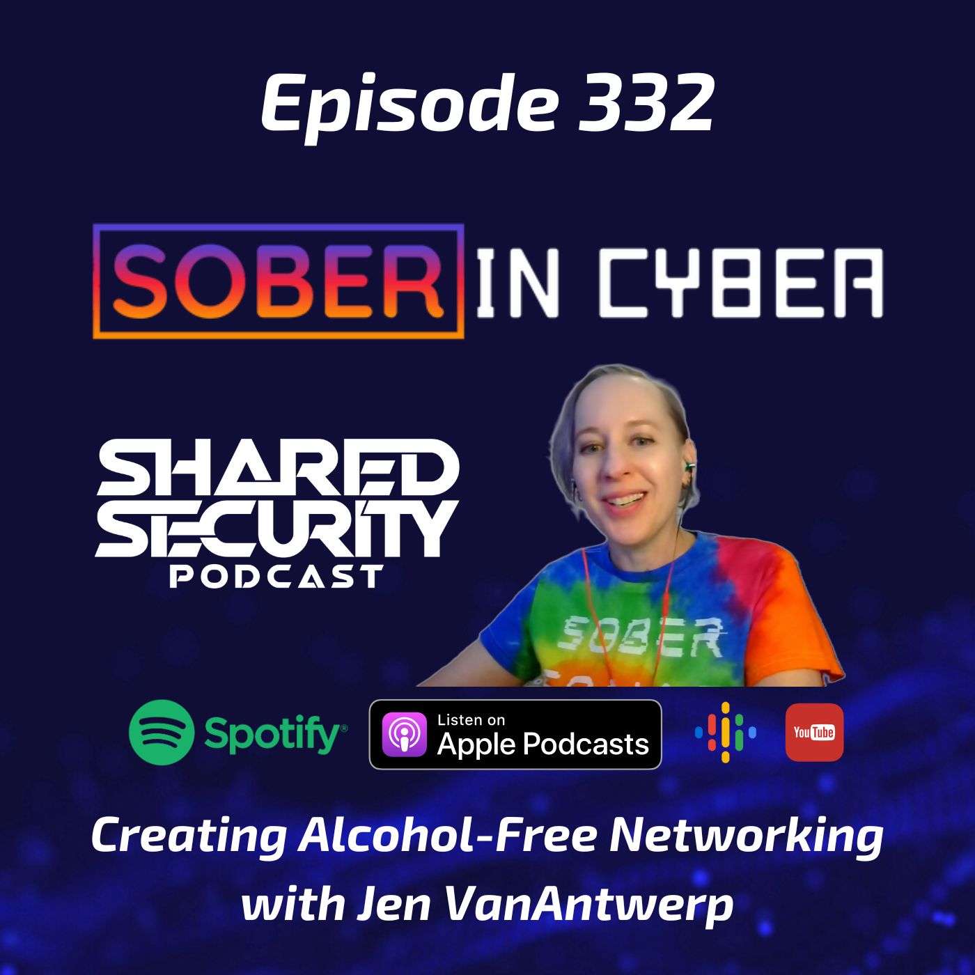 Sober in Cyber: Creating Alcohol-Free Networking in Cybersecurity with Jen VanAntwerp episode artwork