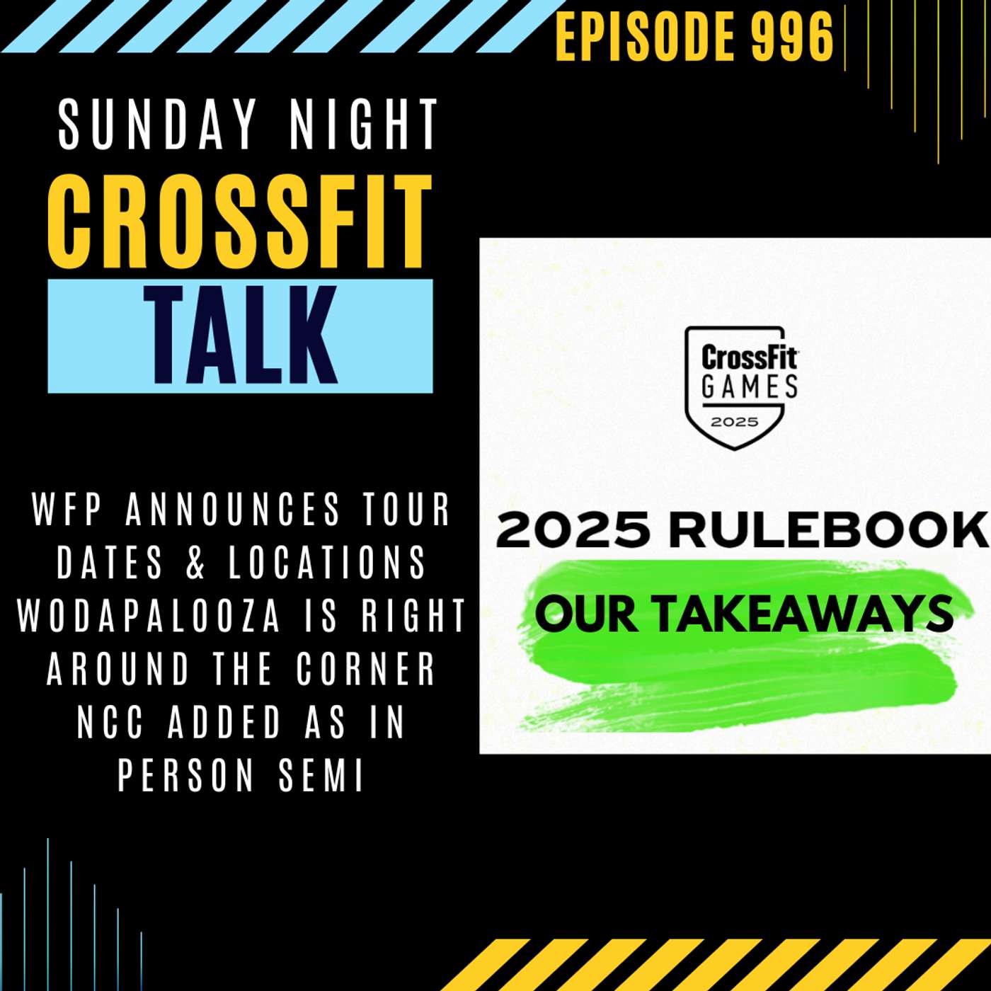 Sunday Night CrossFit Talk - Let's Talk Rules!!! episode artwork