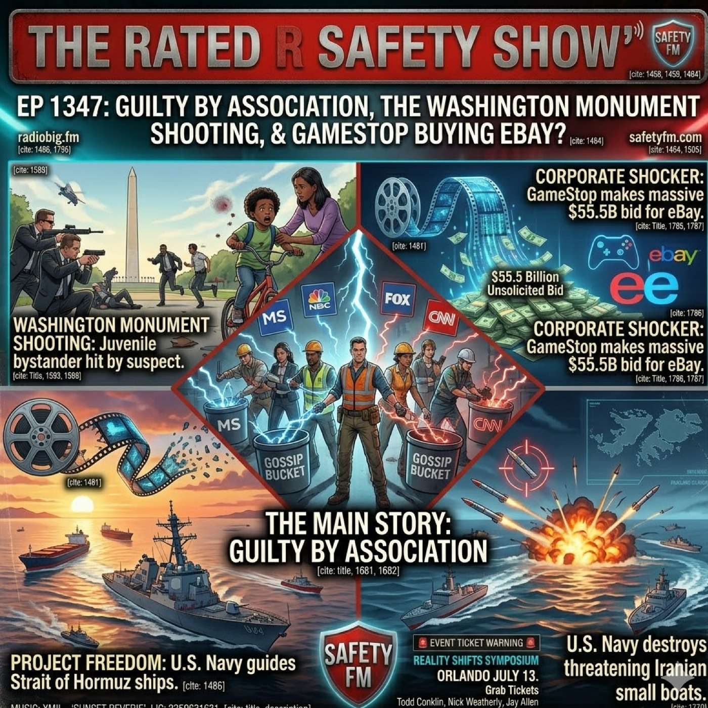 EP 1347: Guilty By Association, The Washington Monument Shooting, & GameStop Buying eBay?