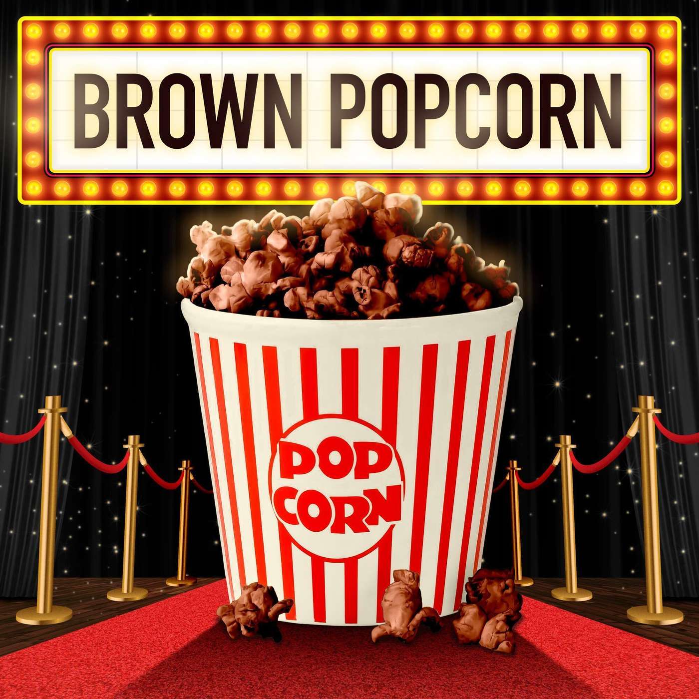 Brown Popcorn podcast artwork