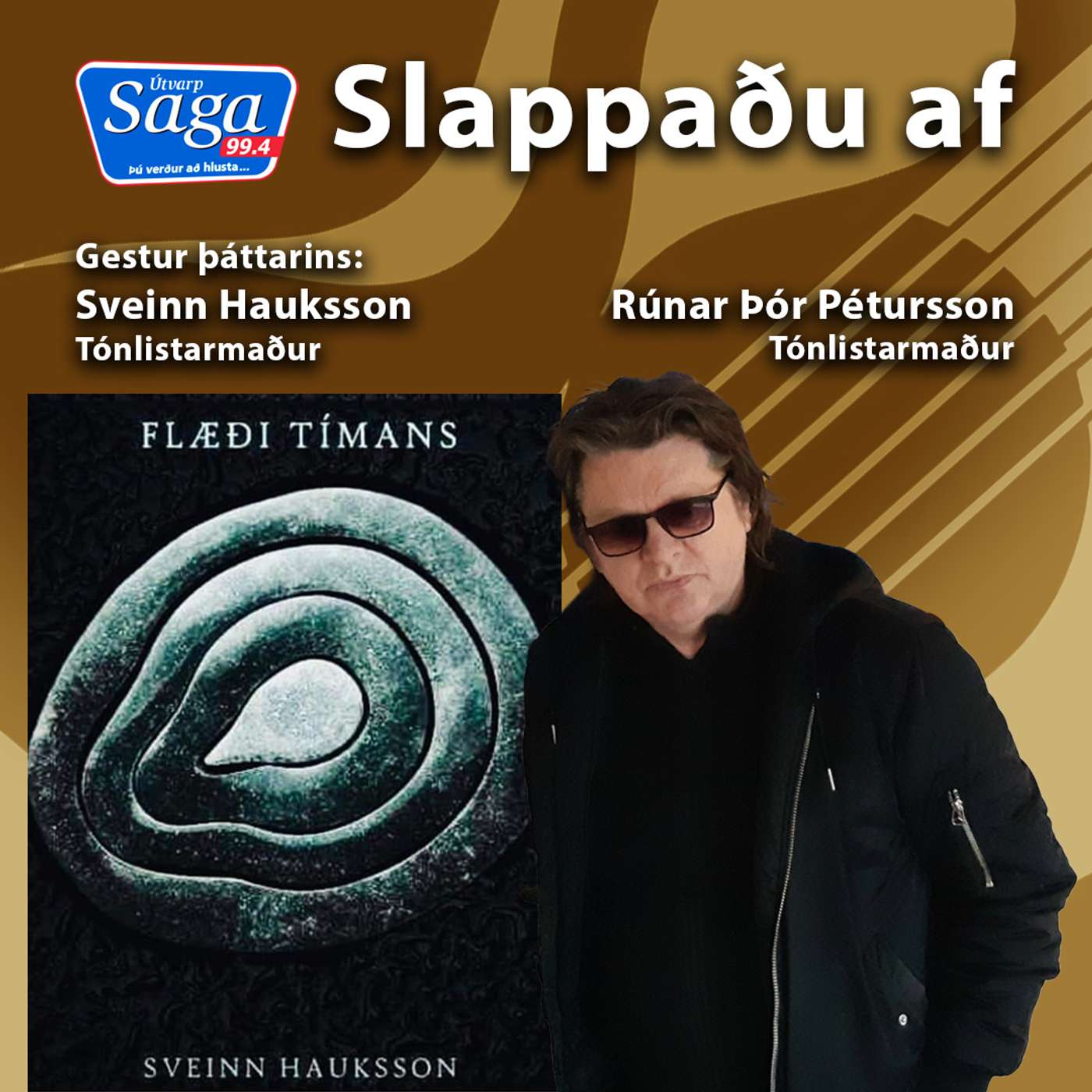Sveinn Hauksson tónlistarmaður með nýja plötu "Flæði Tímans"