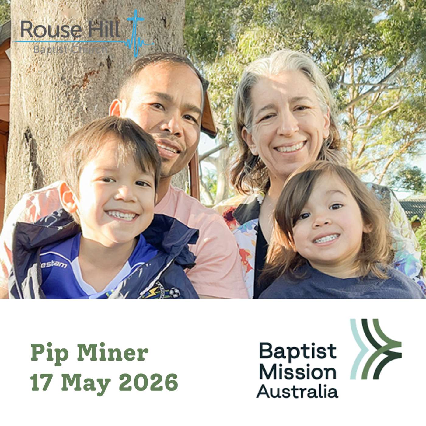 17th May - Mission Sunday - Pip Miner episode artwork