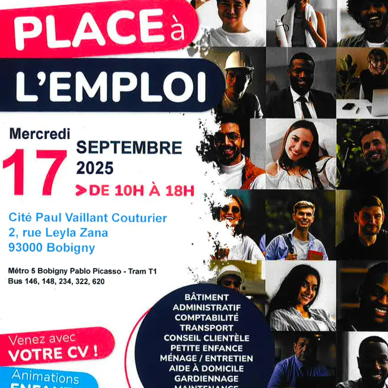 Reportage forum de l'emploi organisé par Est Ensemble Habitat