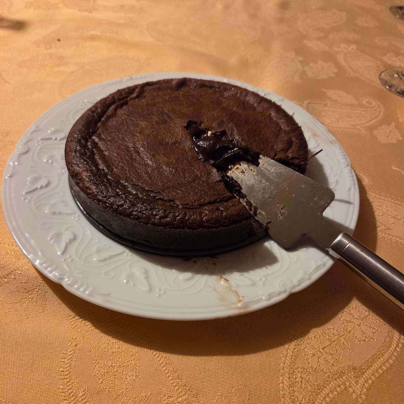 Gateau chocolat caramel