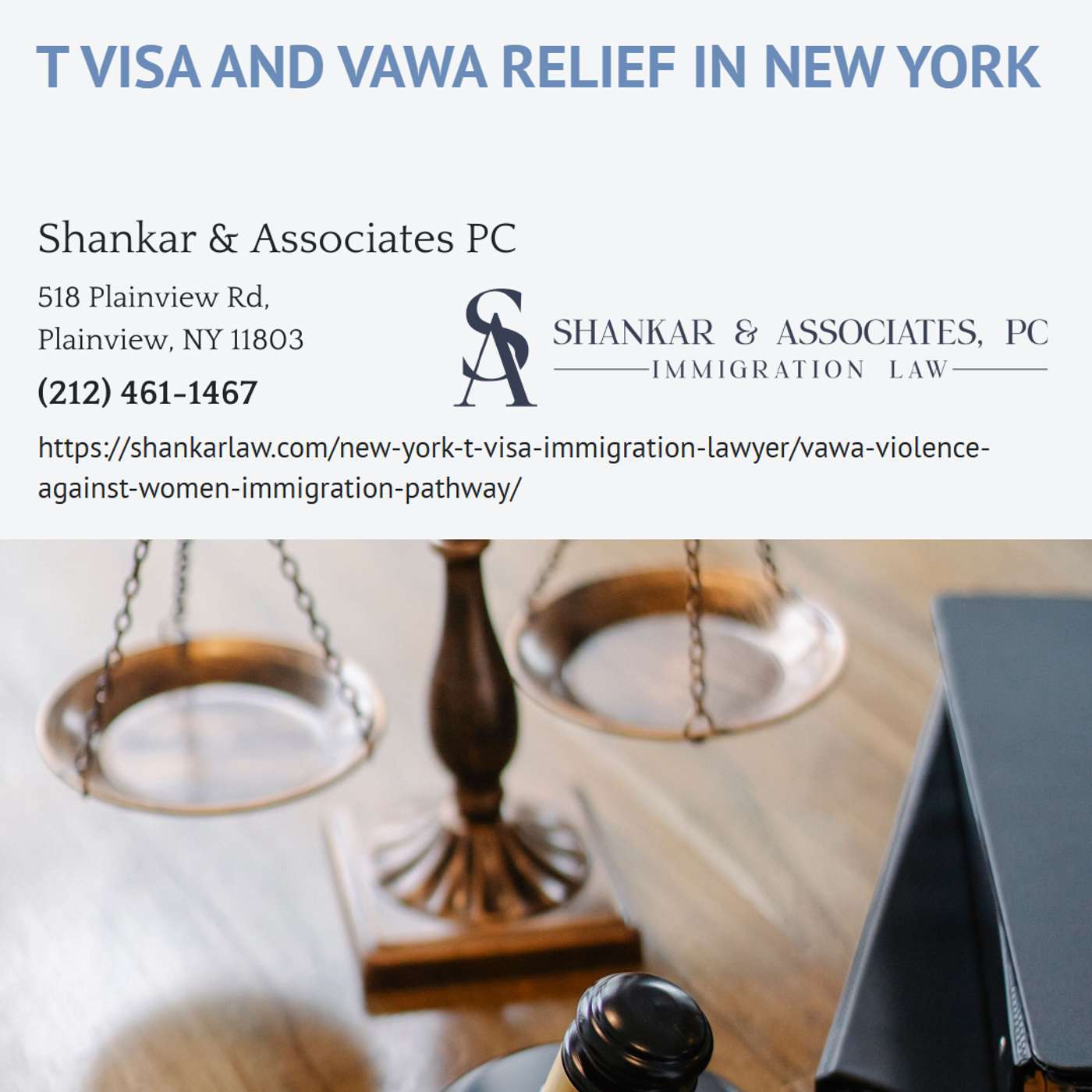 T Visa and VAWA: Overlapping Relief for Abuse Victims - Rajat Shankar episode artwork