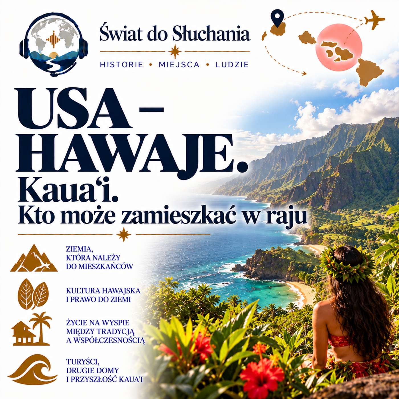 USA - Hawaje. Kauaʻi. Gwiazdy, miliony i sąsiedzi z widokiem na ocean. episode artwork