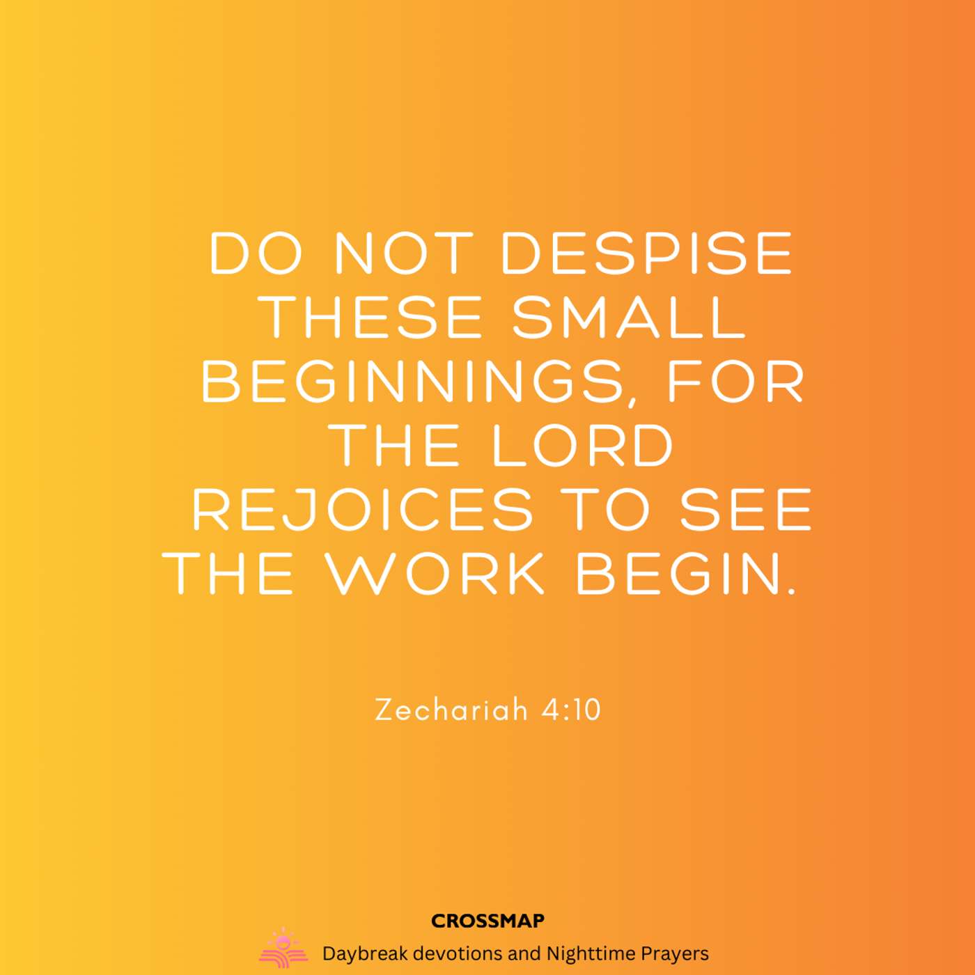 Resolved: Start Small - A Nighttime Prayer