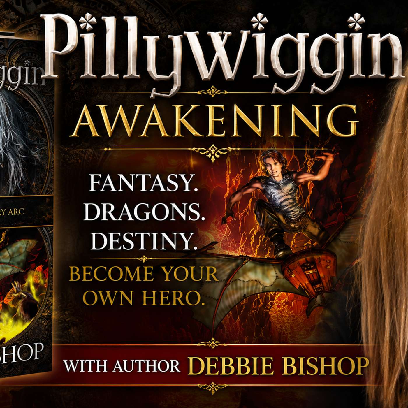 Pillywiggin Awakening—Debbie Bishop | Fantasy, Dragons, AI & Spirituality #fantasybooks #authortalk episode artwork