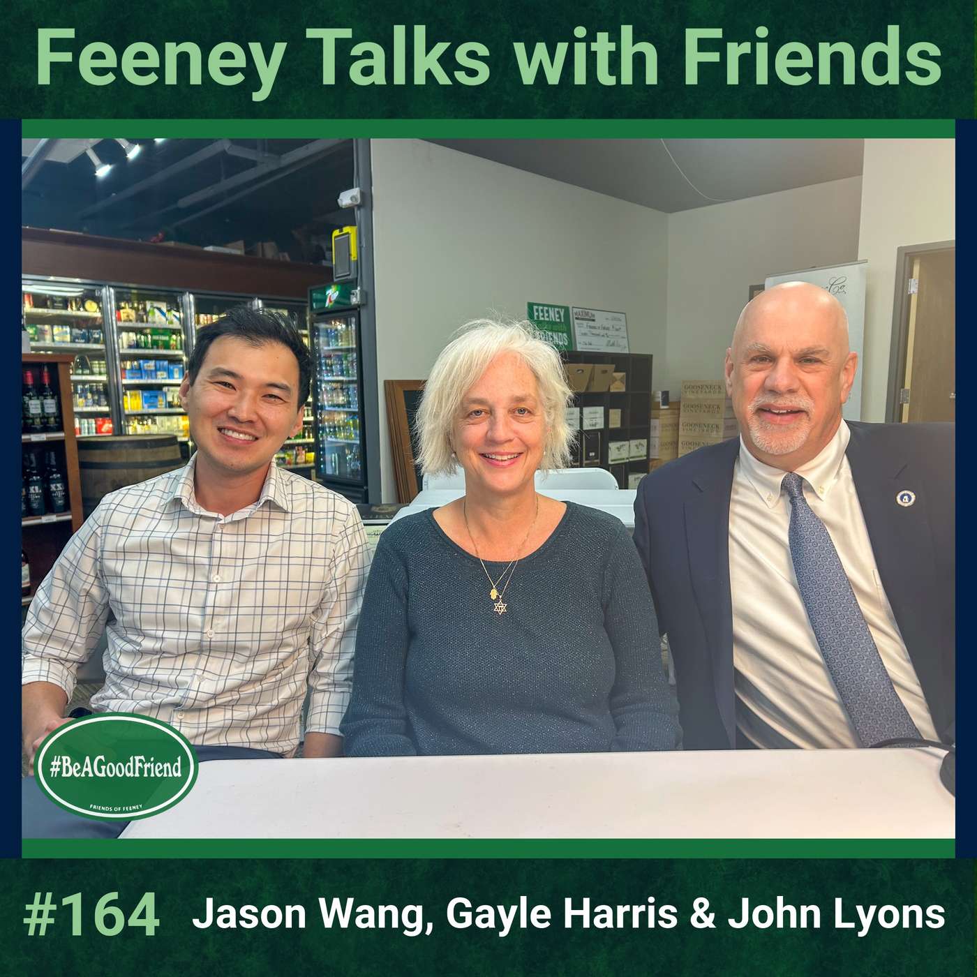 Feeney Talks With Friends
