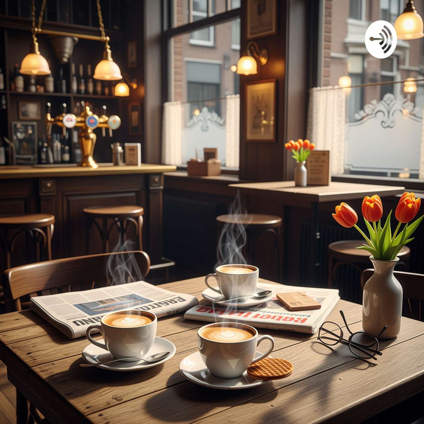 Dutch Dialogues (A1) - DD008: 03 dec — Panda's verlaten Rhenen (Rick, Emma & Lars in café) Dutch Dialogues (A1) - DD008: 03 dec — Panda's verlaten Rhenen (Rick, Emma & Lars in café)