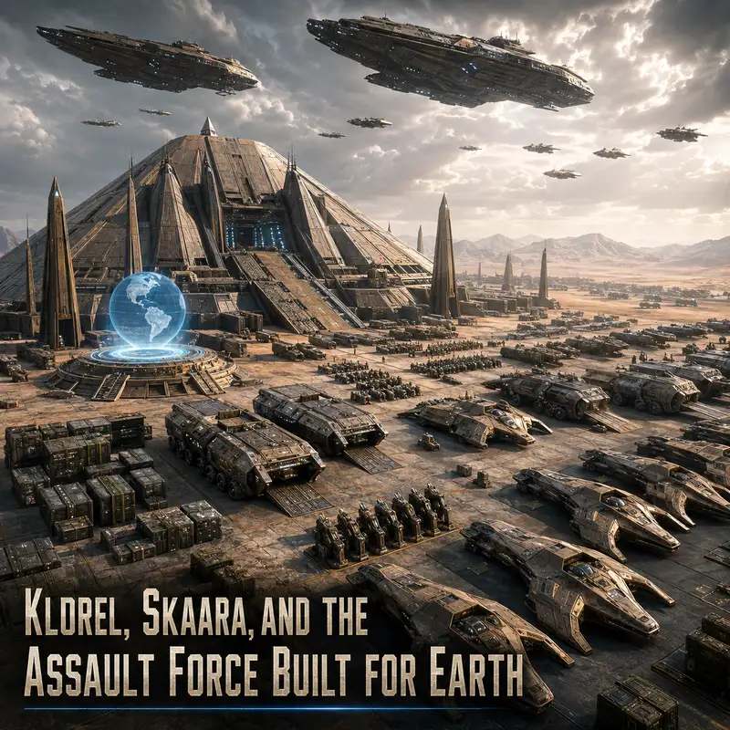 Klorel, Skaara, and the Assault Force Built for Earth