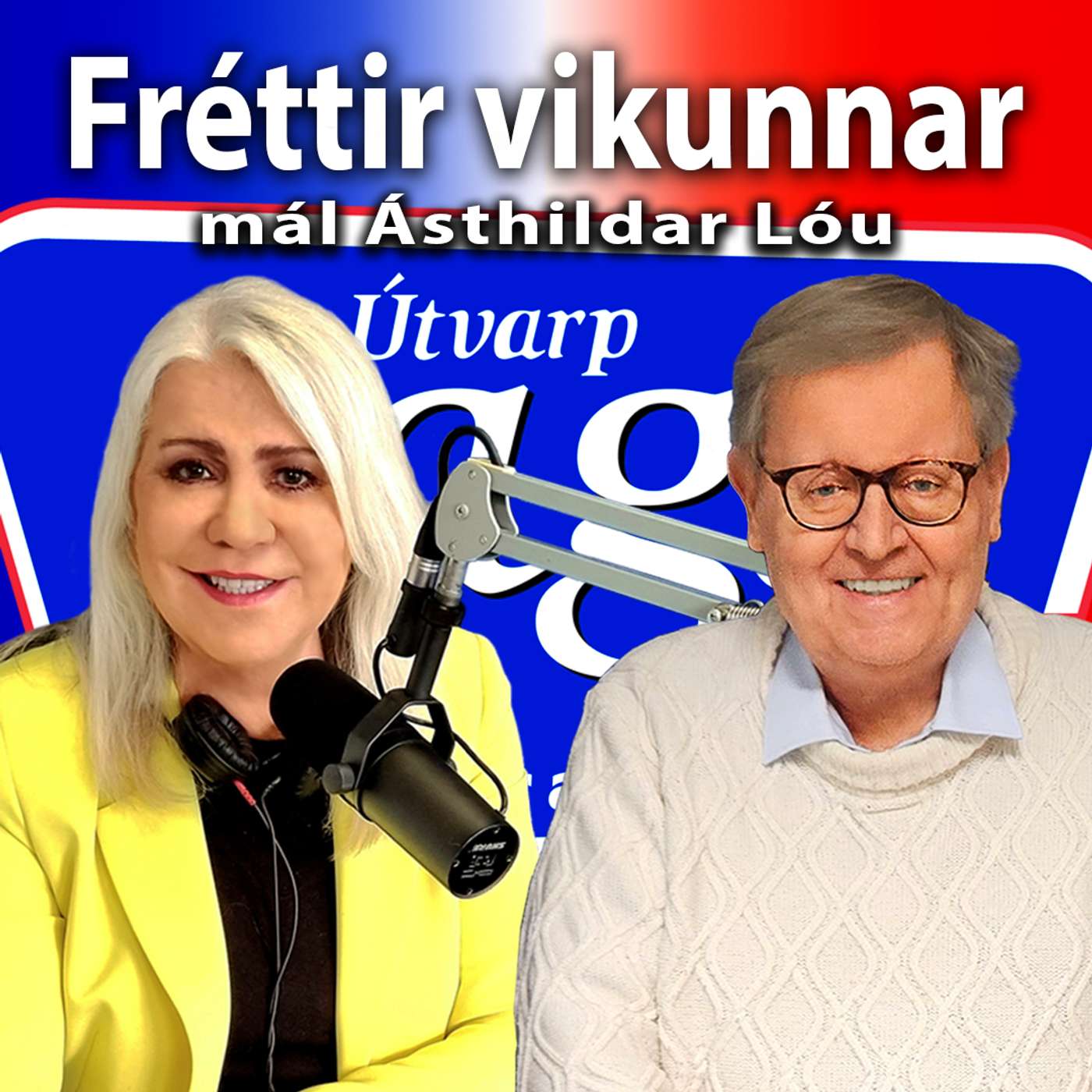 Pétur Gunnlaugsson og Arnþrúður Karlsdóttir