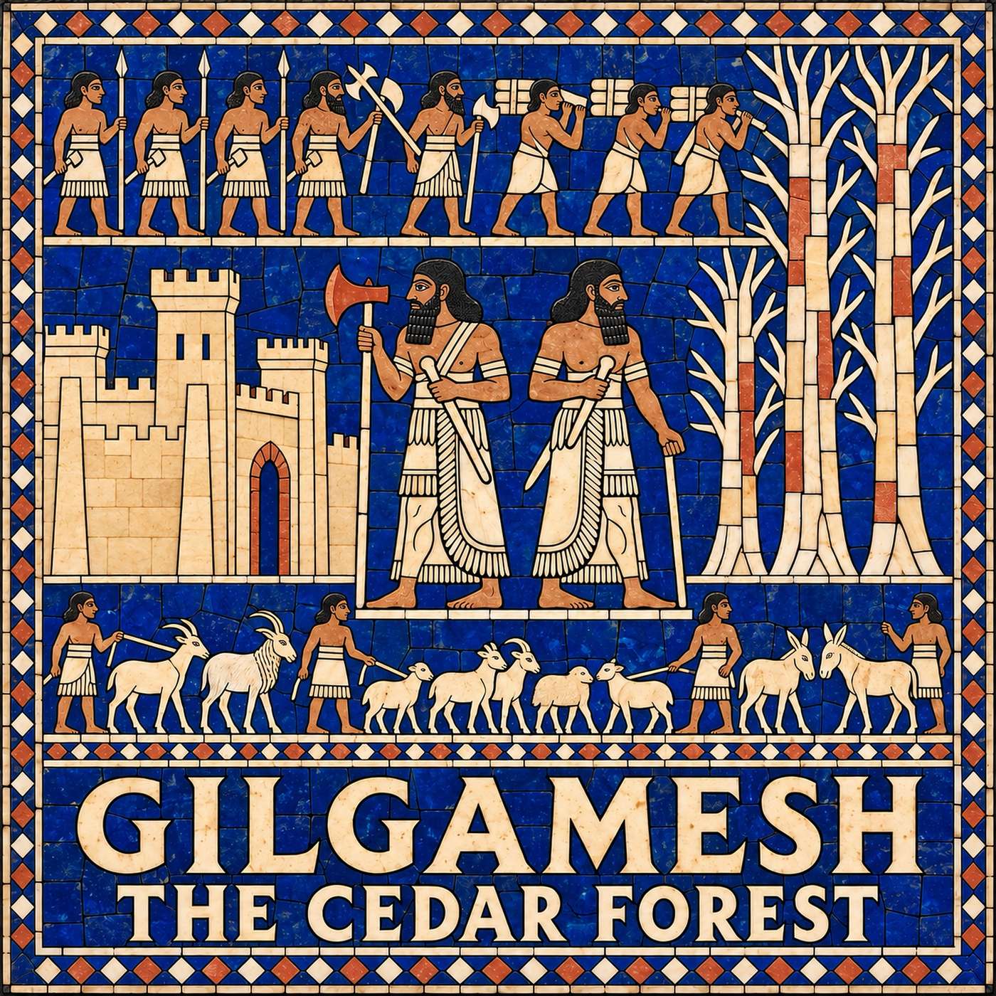 The Epic of Gilgamesh Part 1: The Full Story of the Cedar Forest | 3 Hour Sleep Story