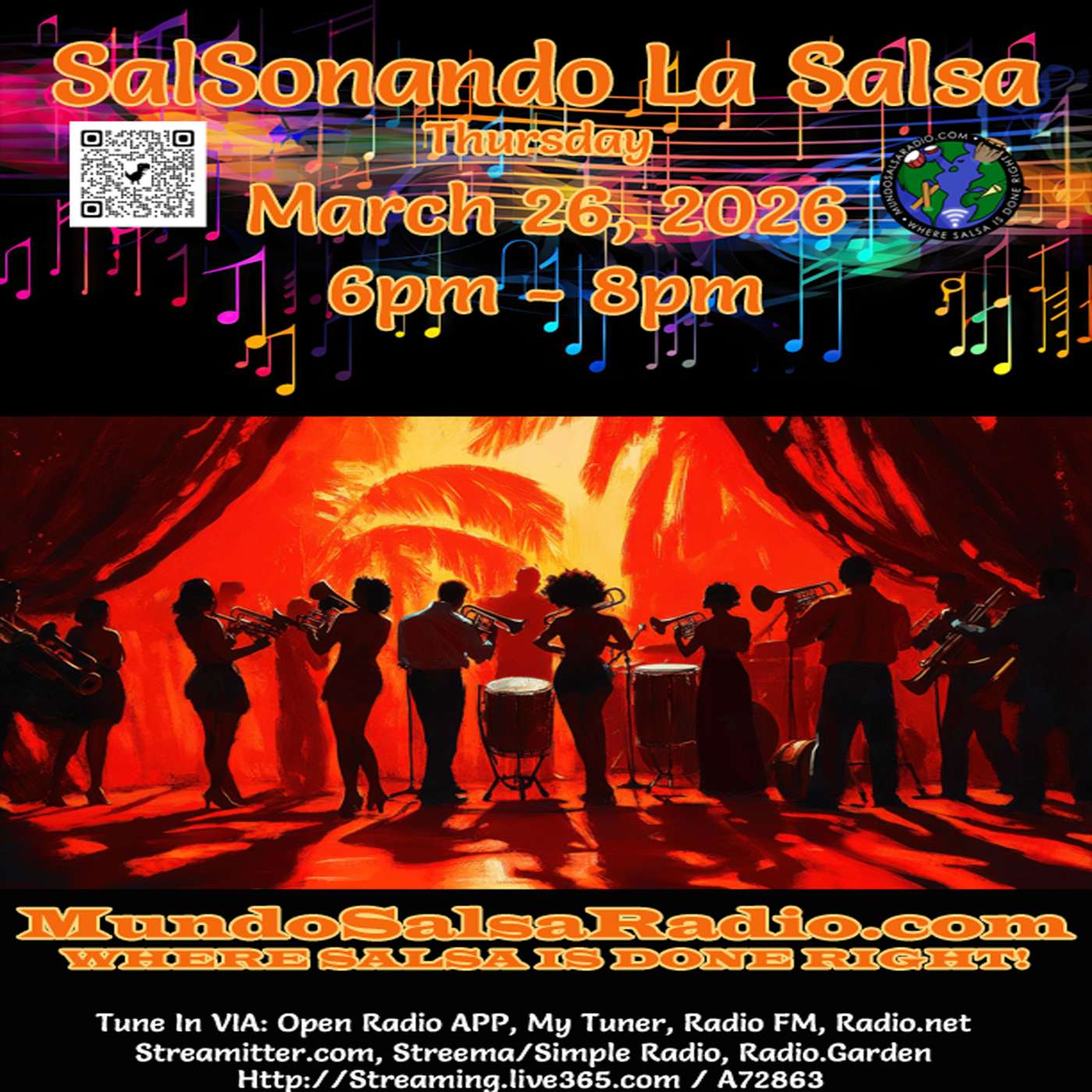 SalSonando La Salsa DJ Eddie March 26 2026 Show # 121 SalSonando La Salsa DJ Eddie March 26 2026 Show # 121