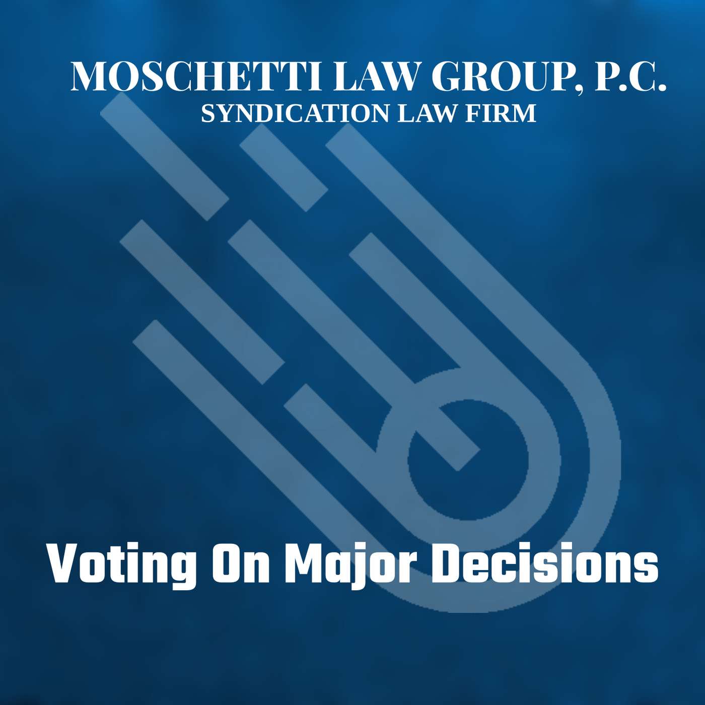 Syndication Law & The Private Placement Memorandum Attorney